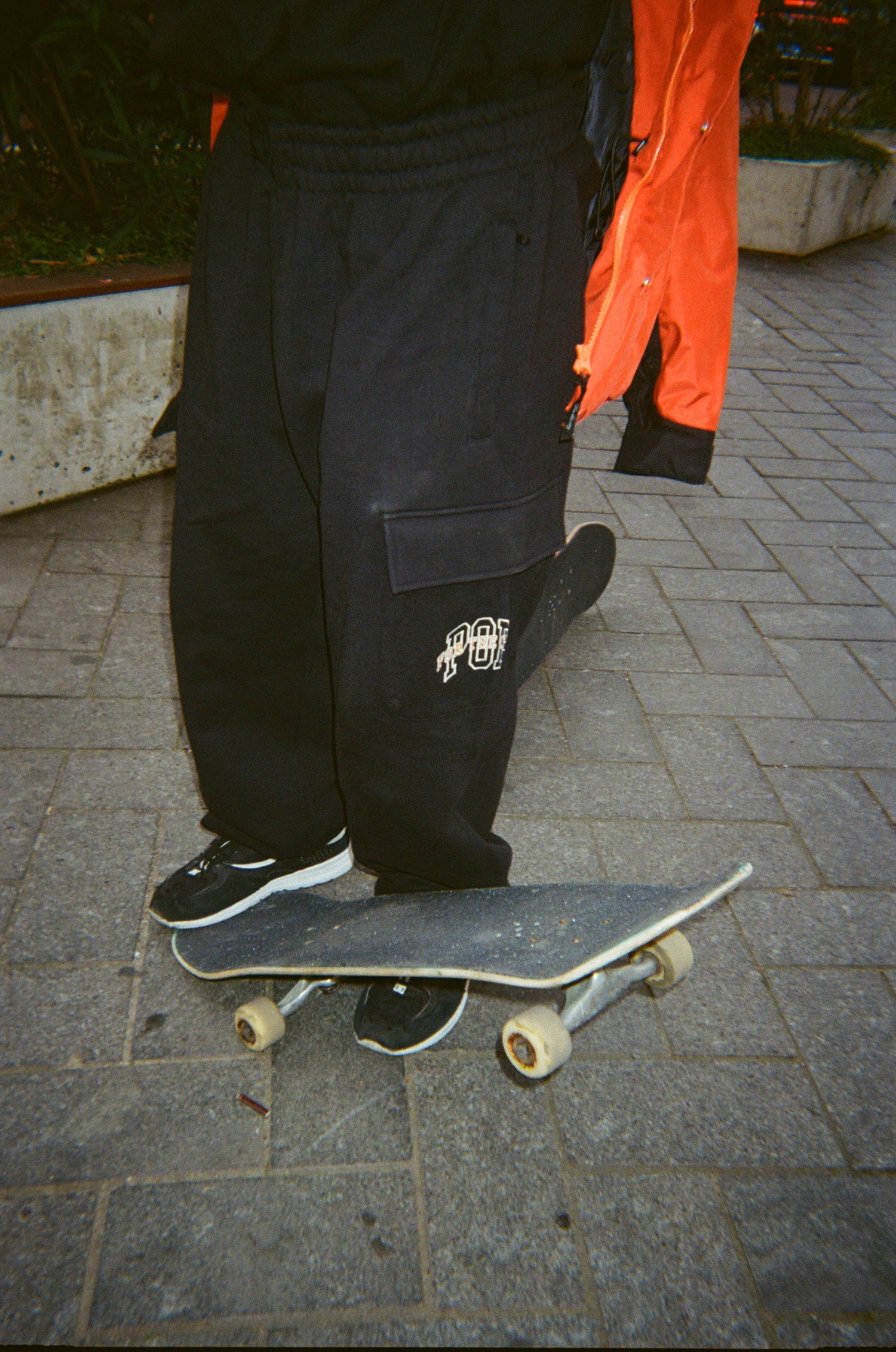 FTC & Pop Cargo Sweat Pants Black