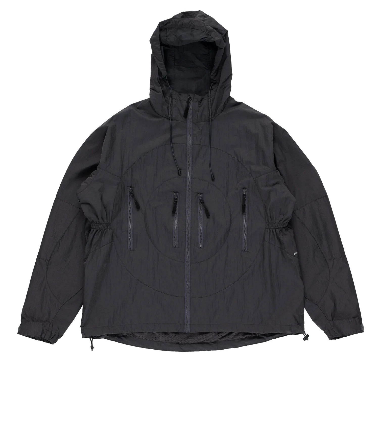 Pop Hooded O Jacket Charcoal