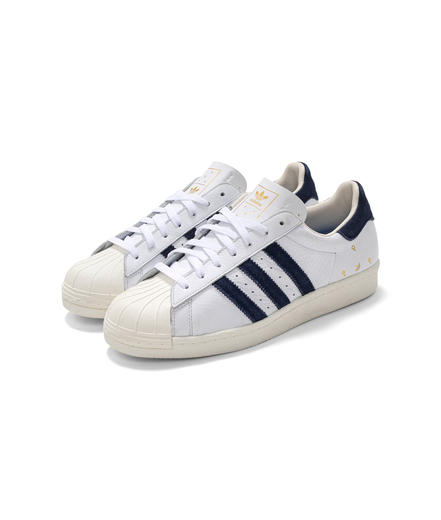 Pop & Adidas Superstar ADV White/Navy
