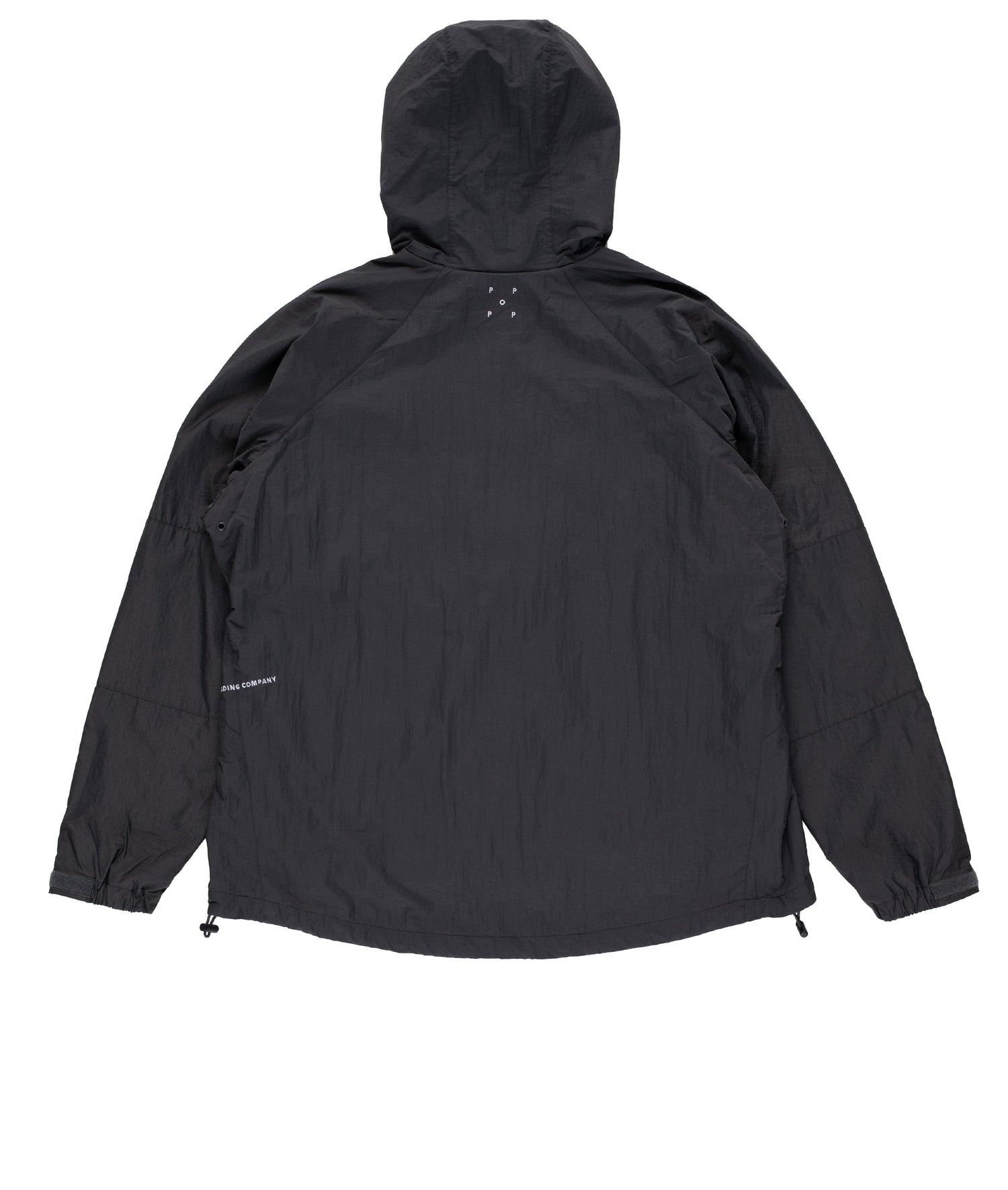 Pop Hooded O Jacket Charcoal