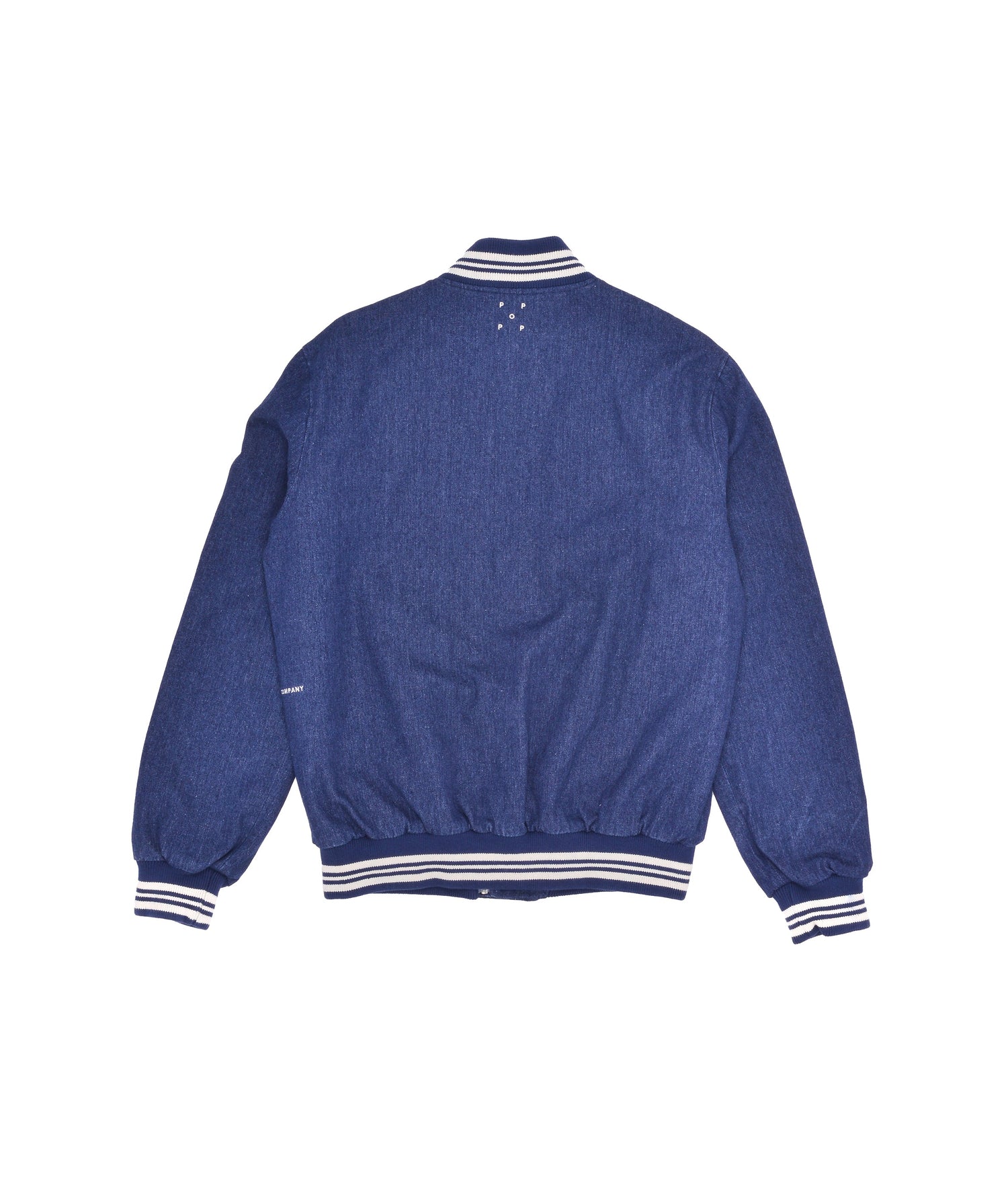 Pop Varsity Jacket Denim