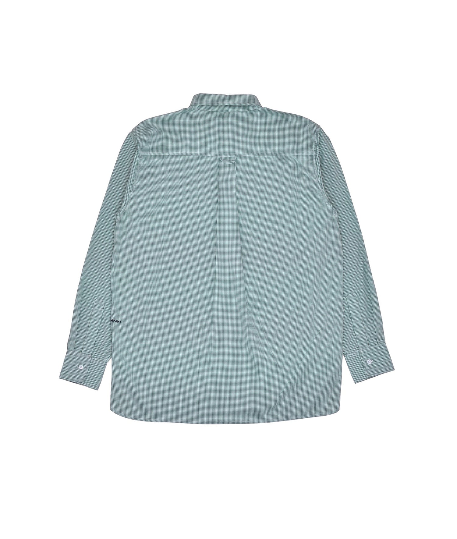 Pop & Miffy Gingham BD Shirt Green