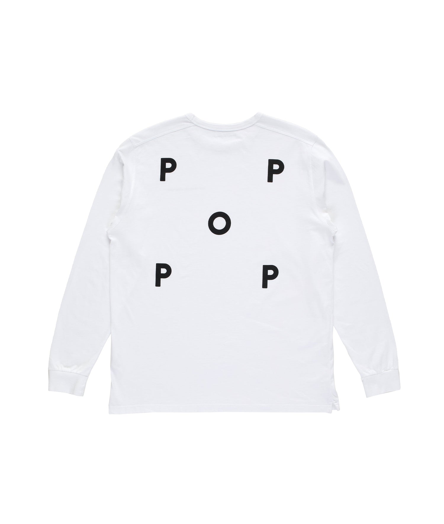 Pop Logo Longsleeve White/Black
