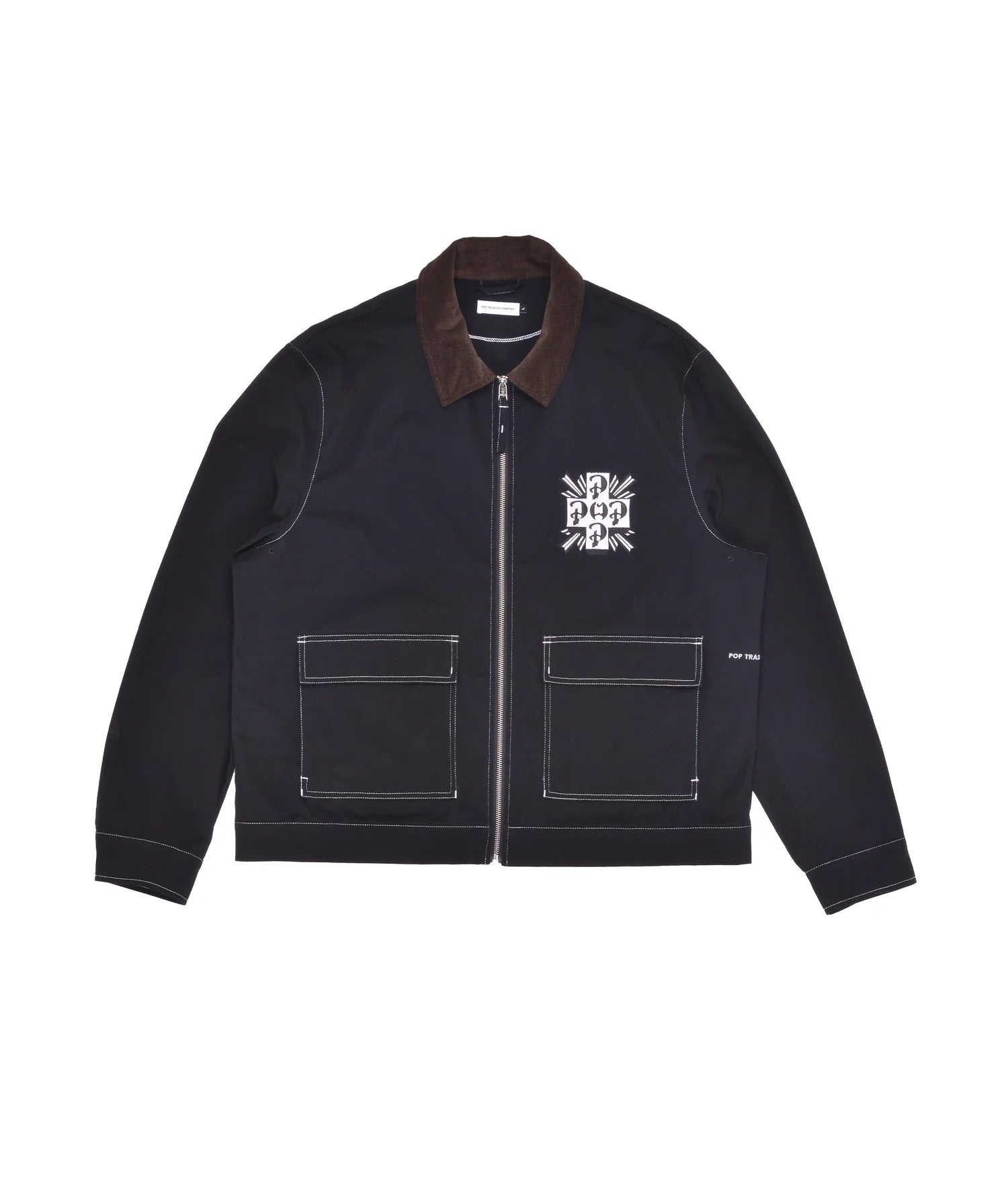 Pop Full Zip Jacket Black