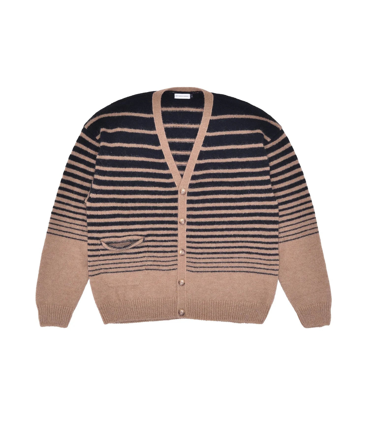 Pop Knitted Cardigan Sesame/Black