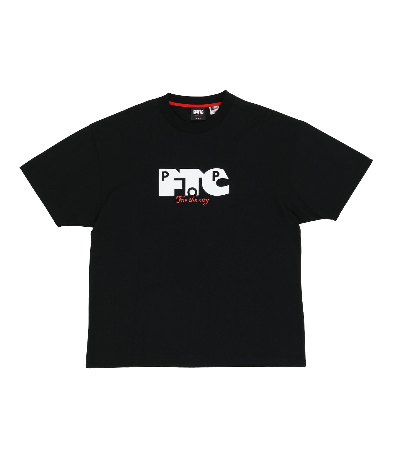 FTC & Pop Logo T-Shirt Black