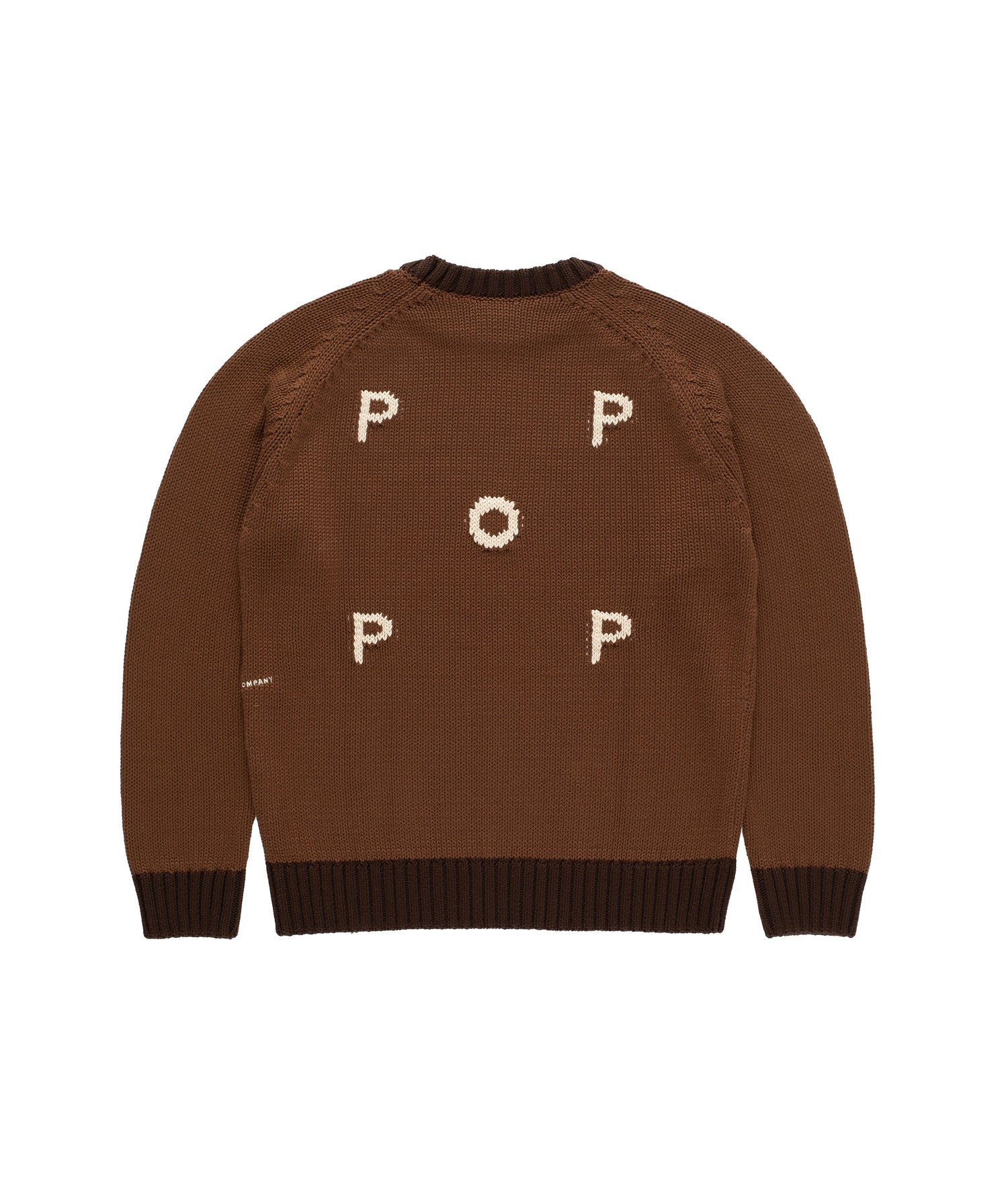 Pop Knitted Logo Crewneck Bison