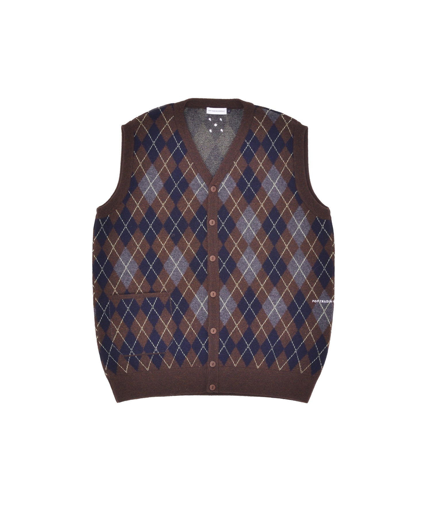 Pop Knitted Cardigan Vest Delicioso
