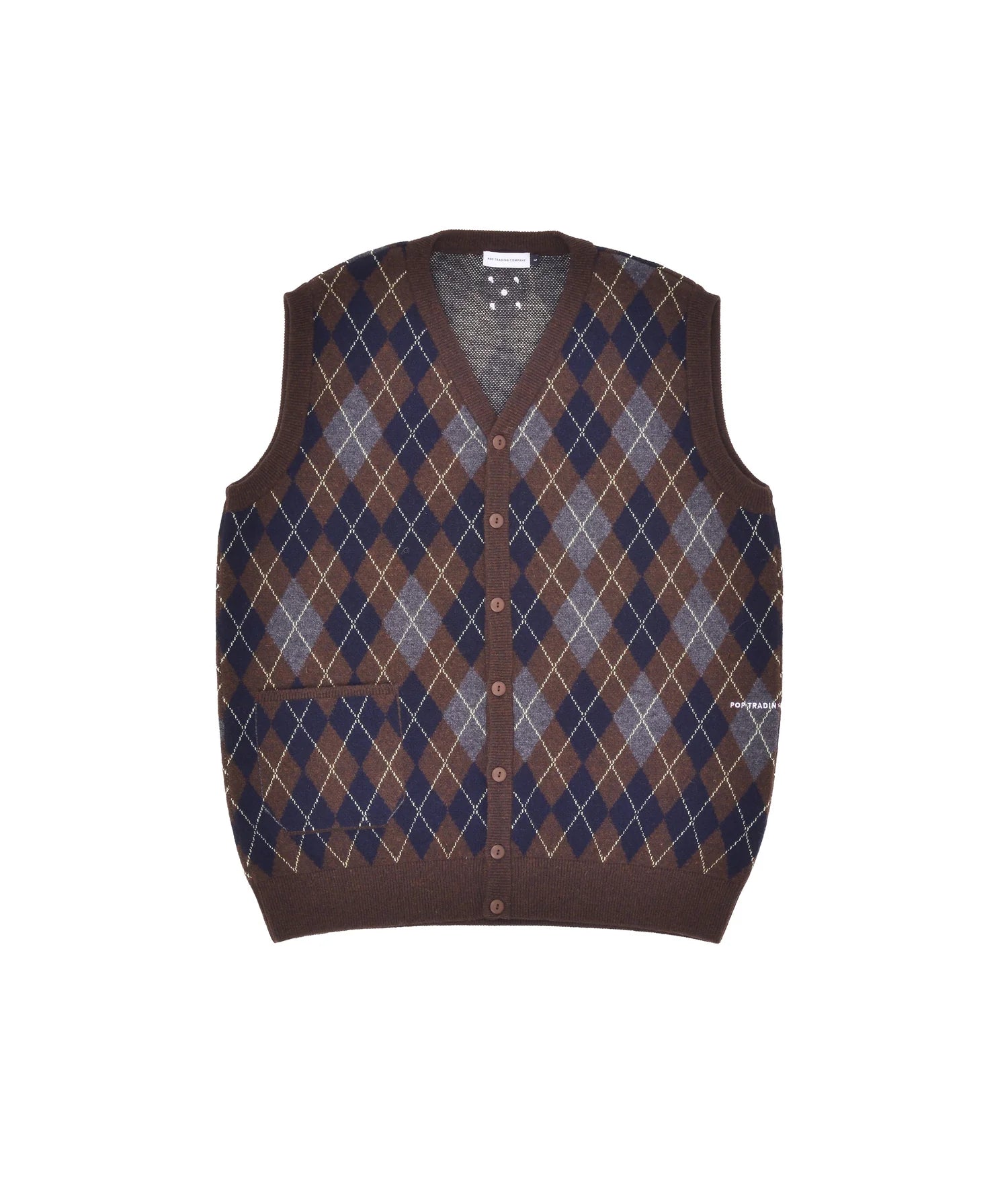 Pop Knitted Cardigan Vest Delicioso