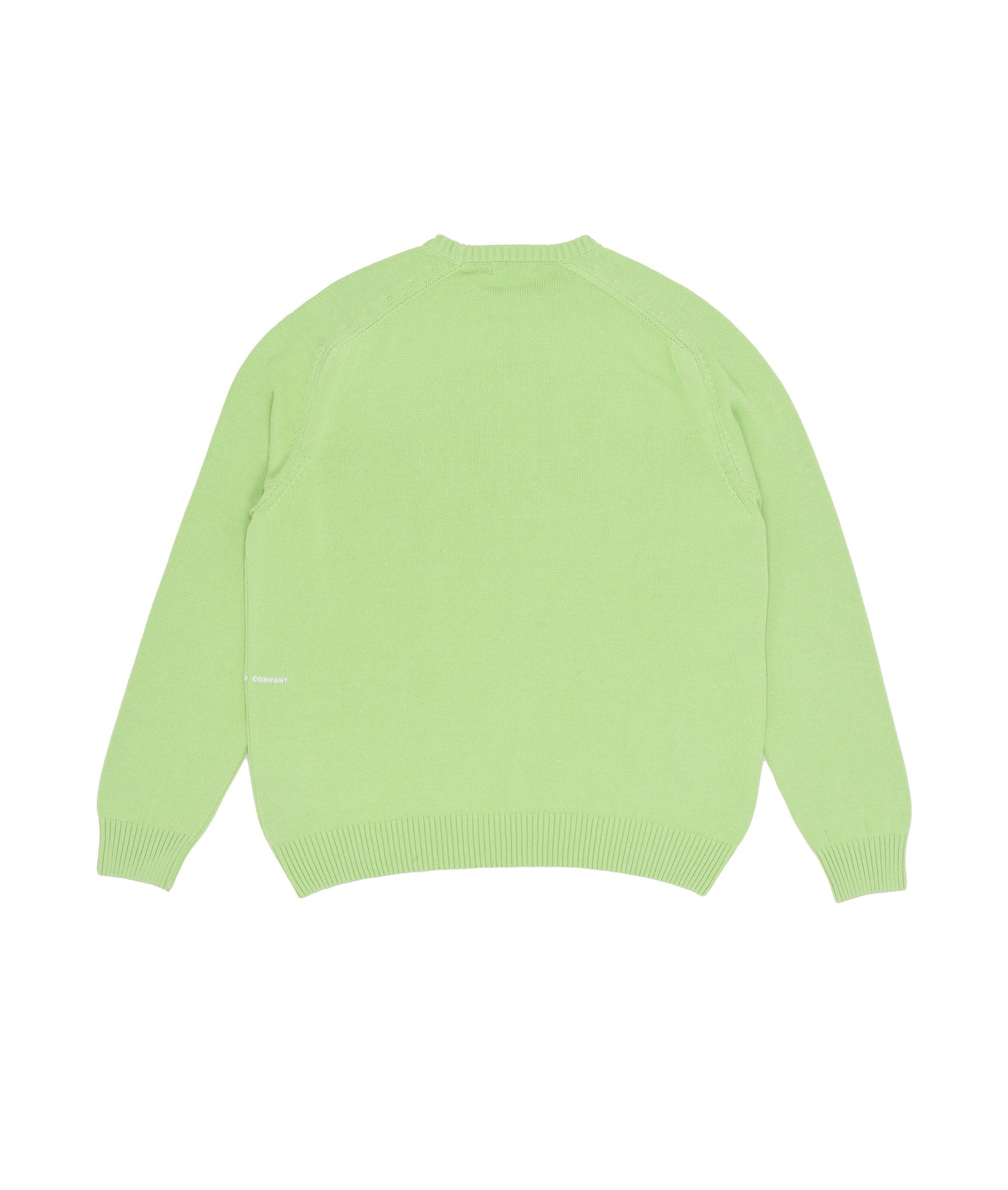 Pop Arch Knitted Crewneck Jade Lime