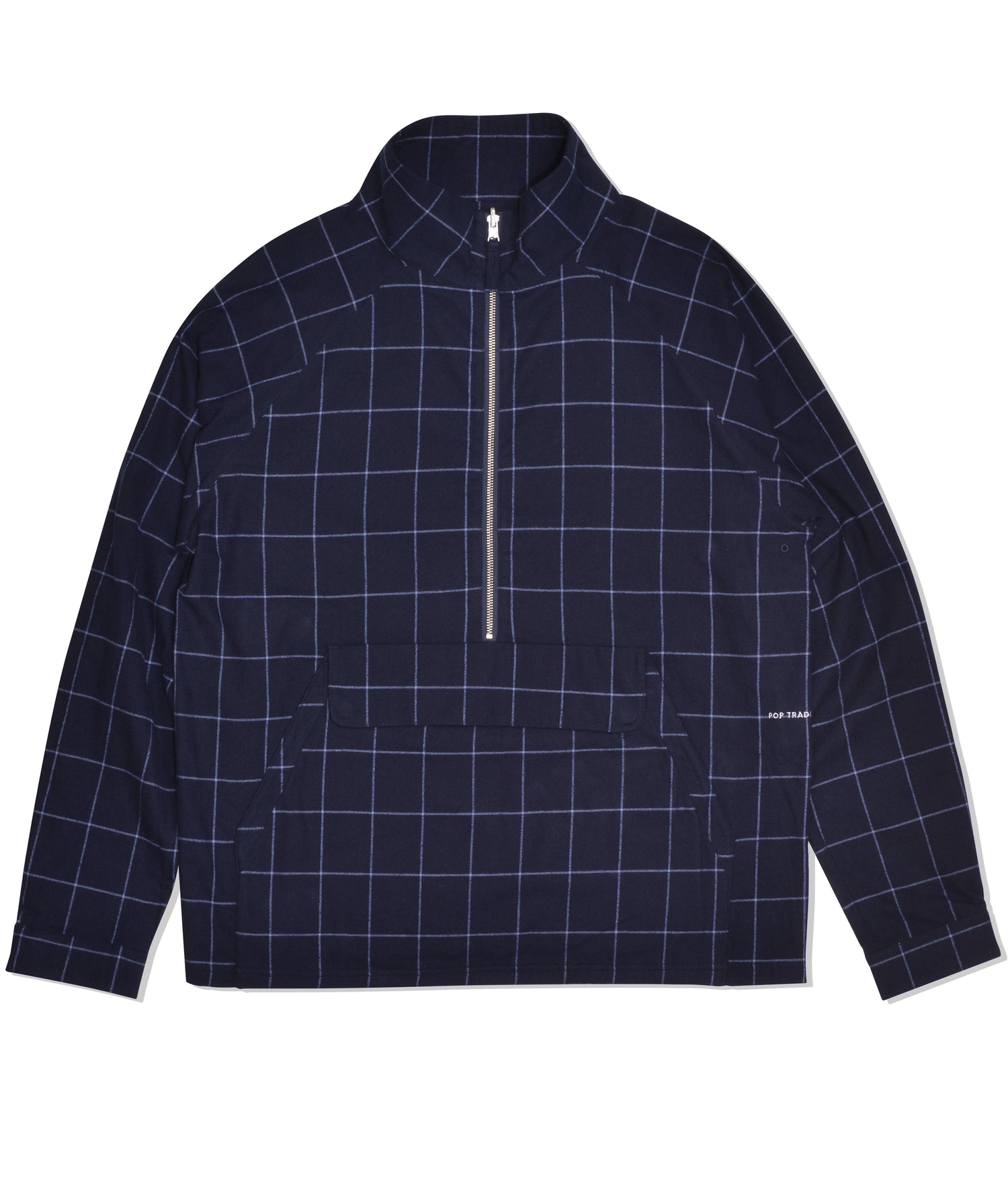 Pop DRS Halfzip Jacket Navy Check