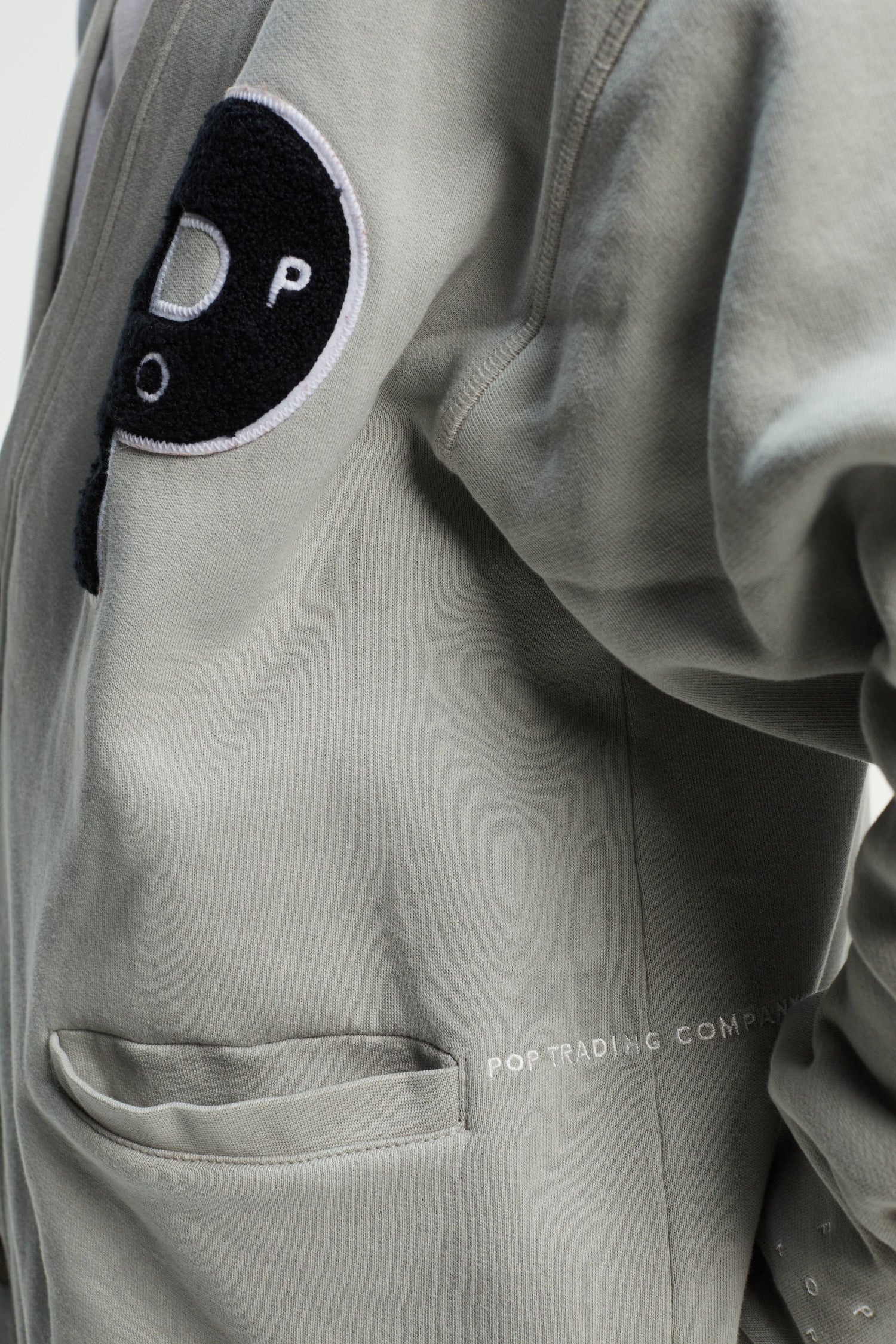 Pop Big P Cardigan Sweat Drizzle