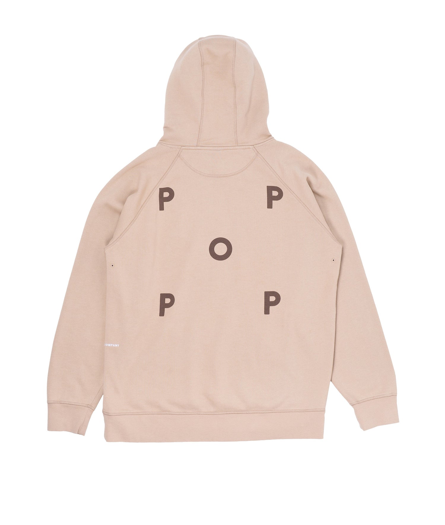 Pop Logo Hooded Sweat White Pepper