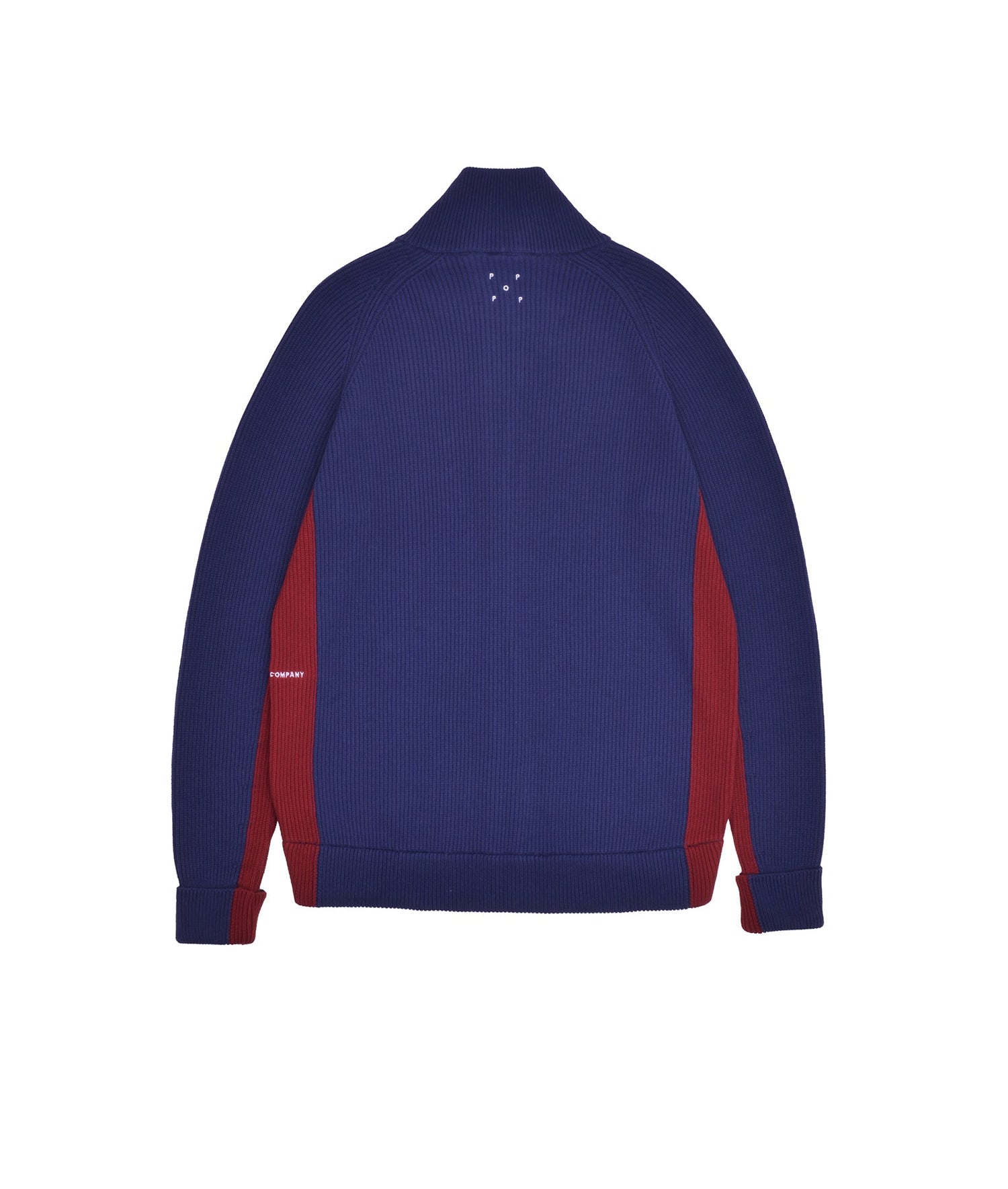 Pop Full Zip Cardigan Sodalite Blue/Fired Brick