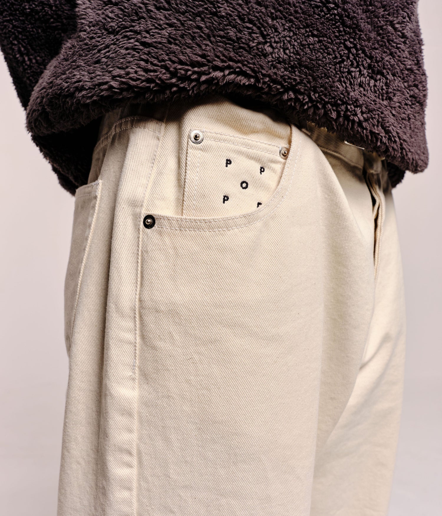 Pop DRS Pants Off White Denim