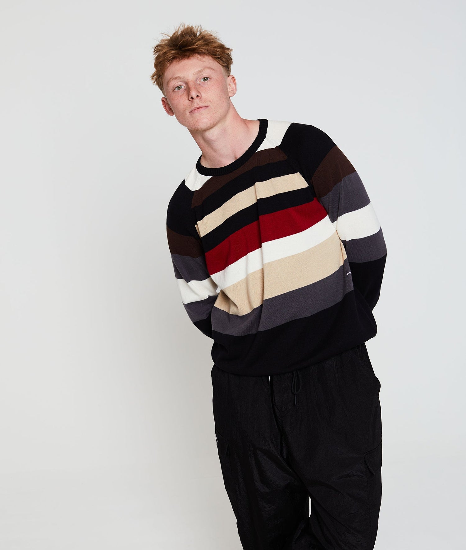 Pop Cargo Track Pants Black