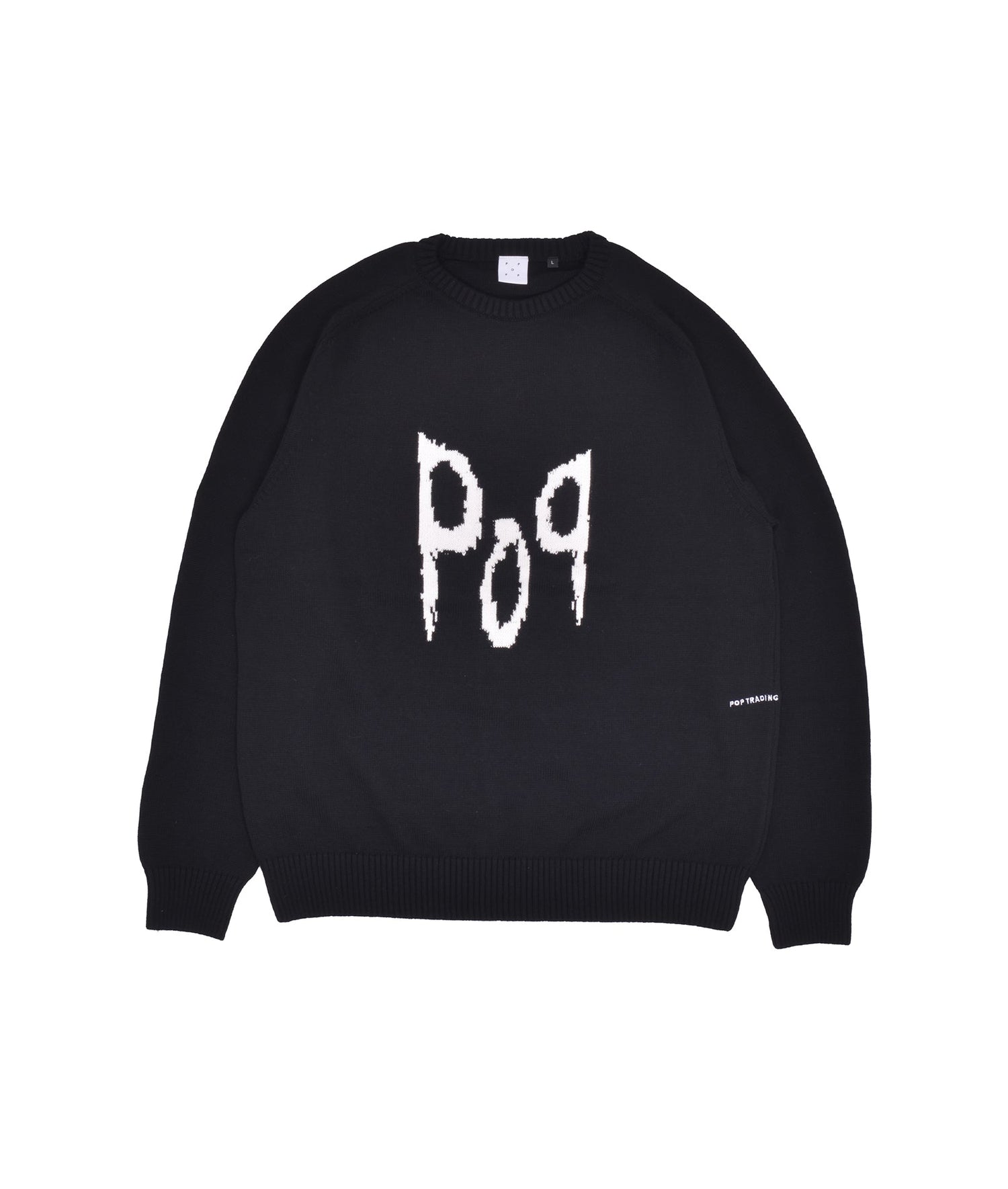 Pop Corn Knitted Crewneck Black