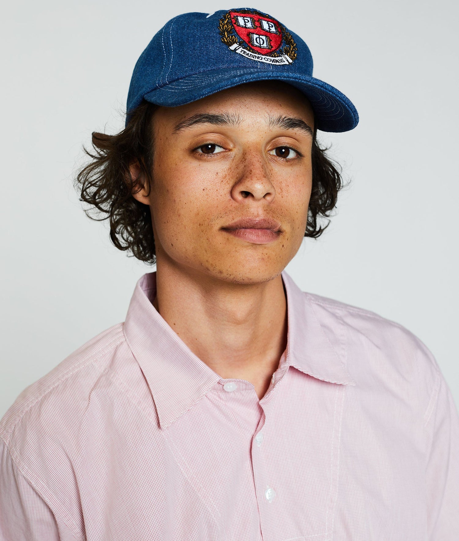 Pop Crest Sixpanel Hat Rinsed Denim