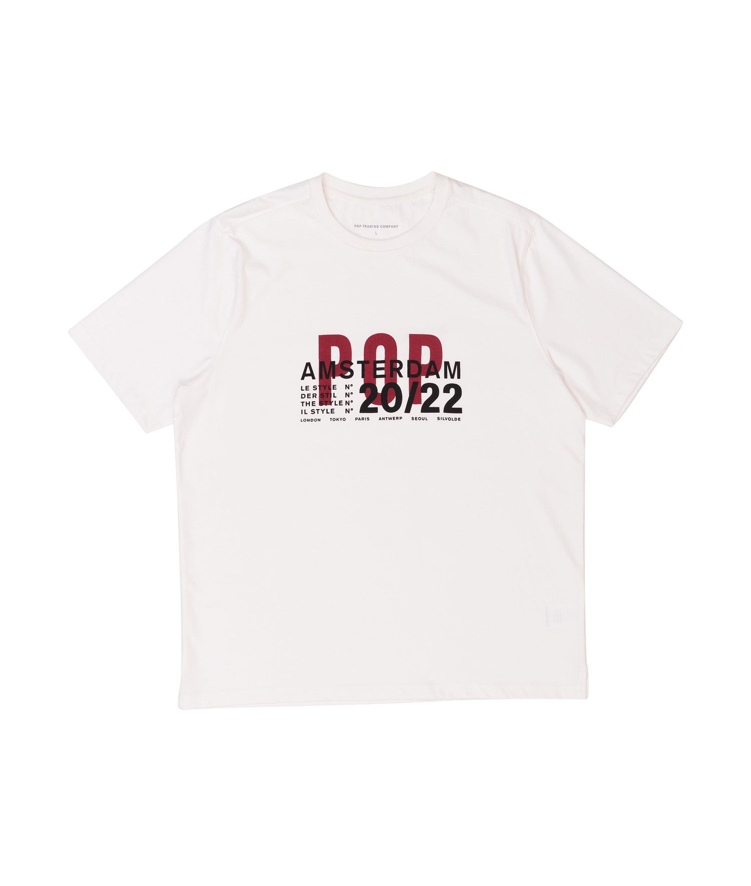Pop Stijl T-Shirt Off White