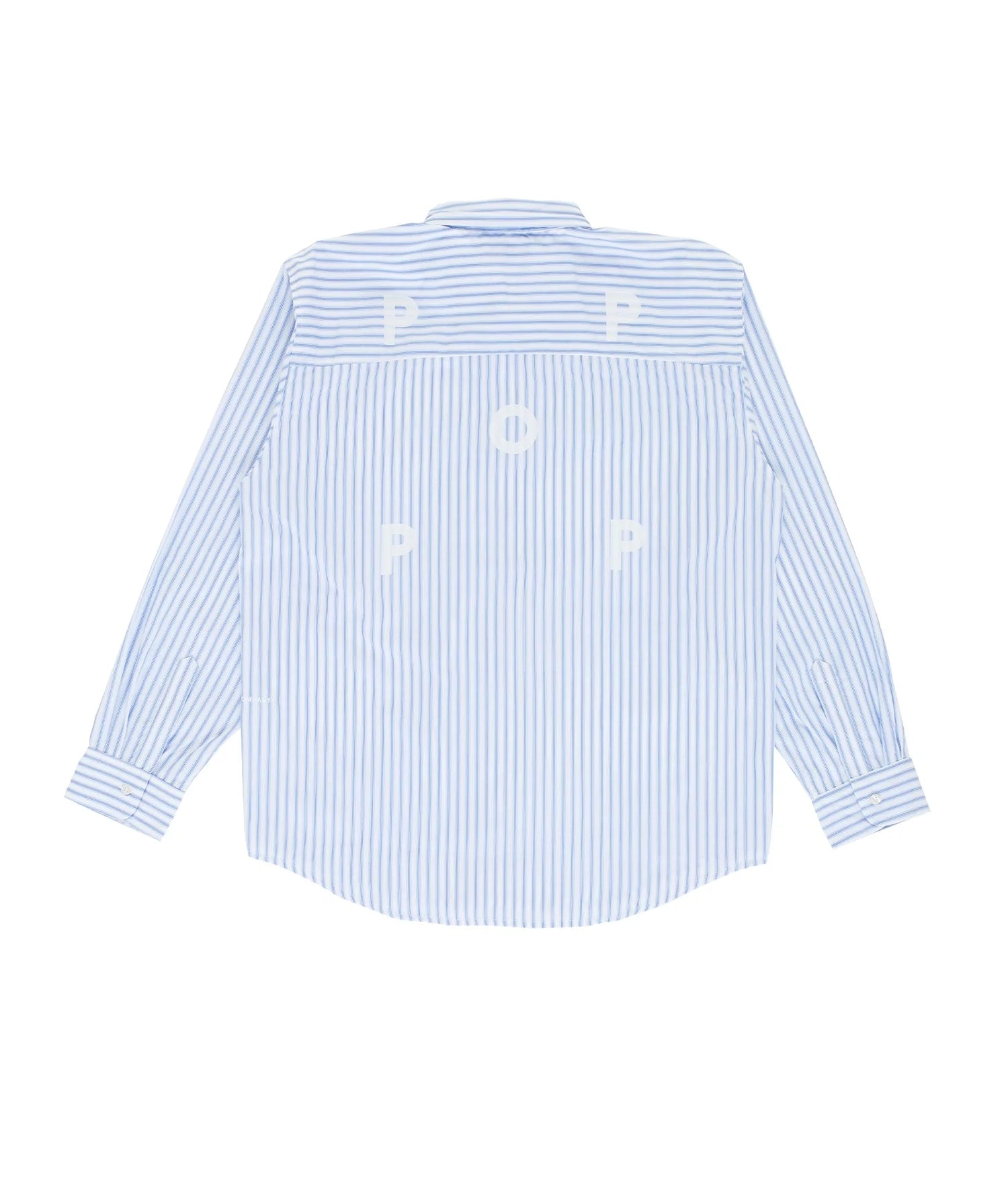 Pop Striped Logo Shirt White