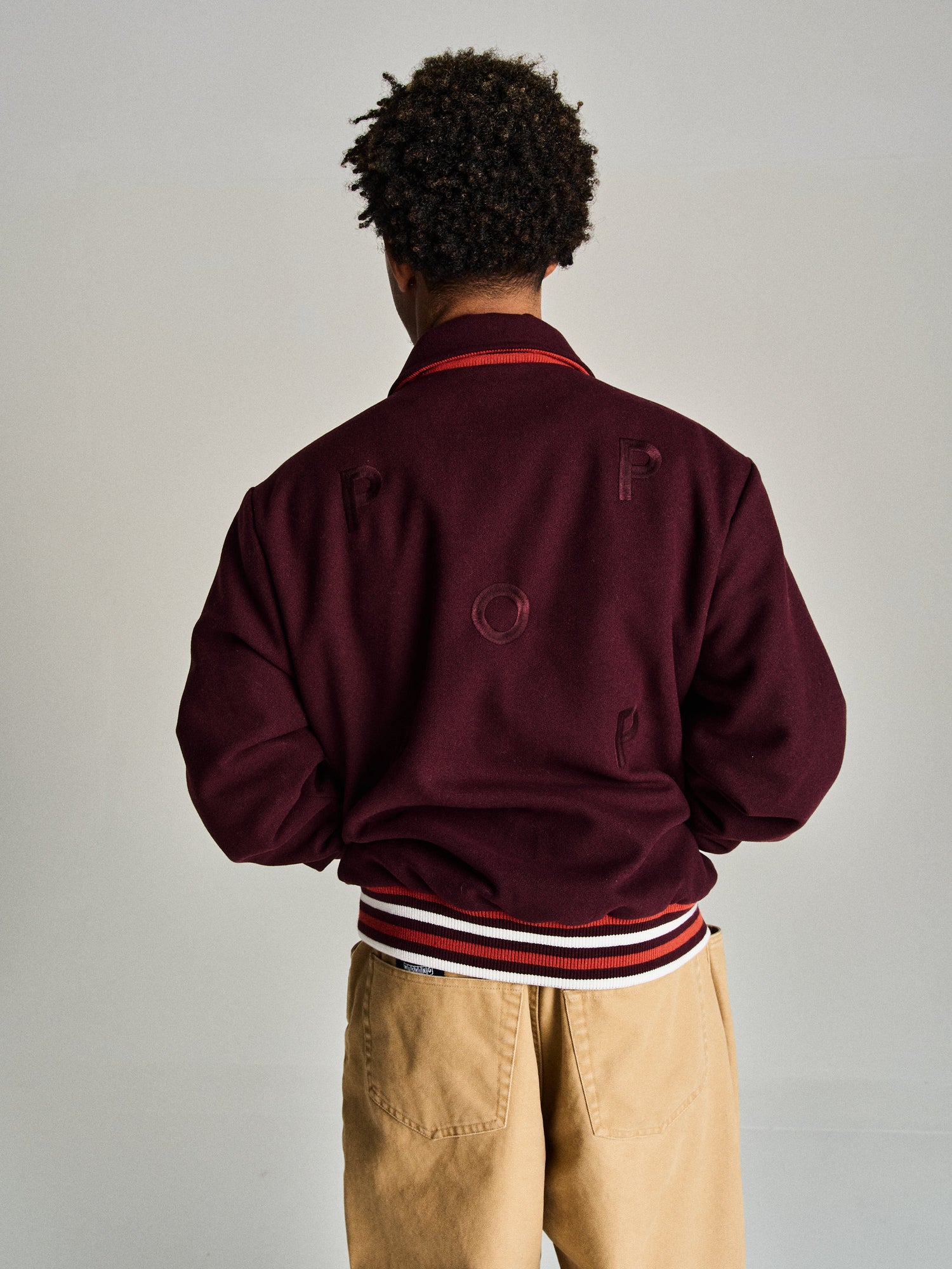 Pop Varsity Jacket Fudge
