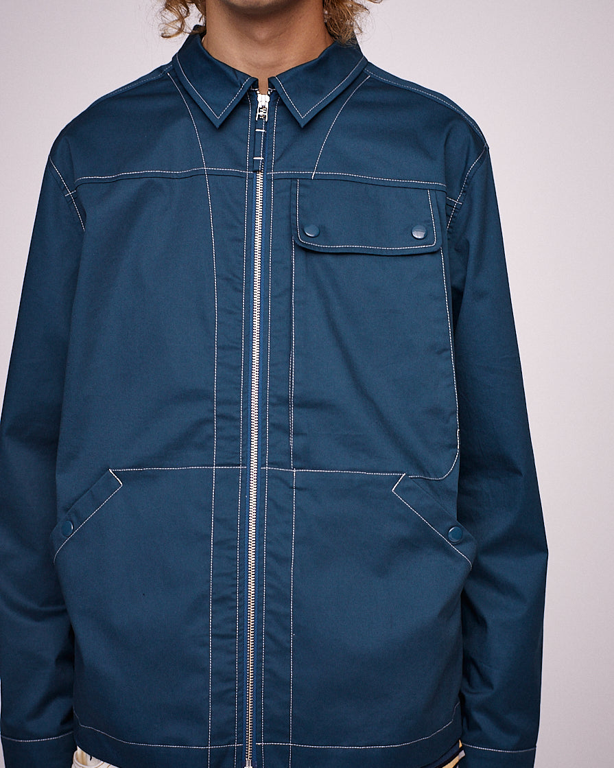 Pop Big Pocket Shirt Dark Teal