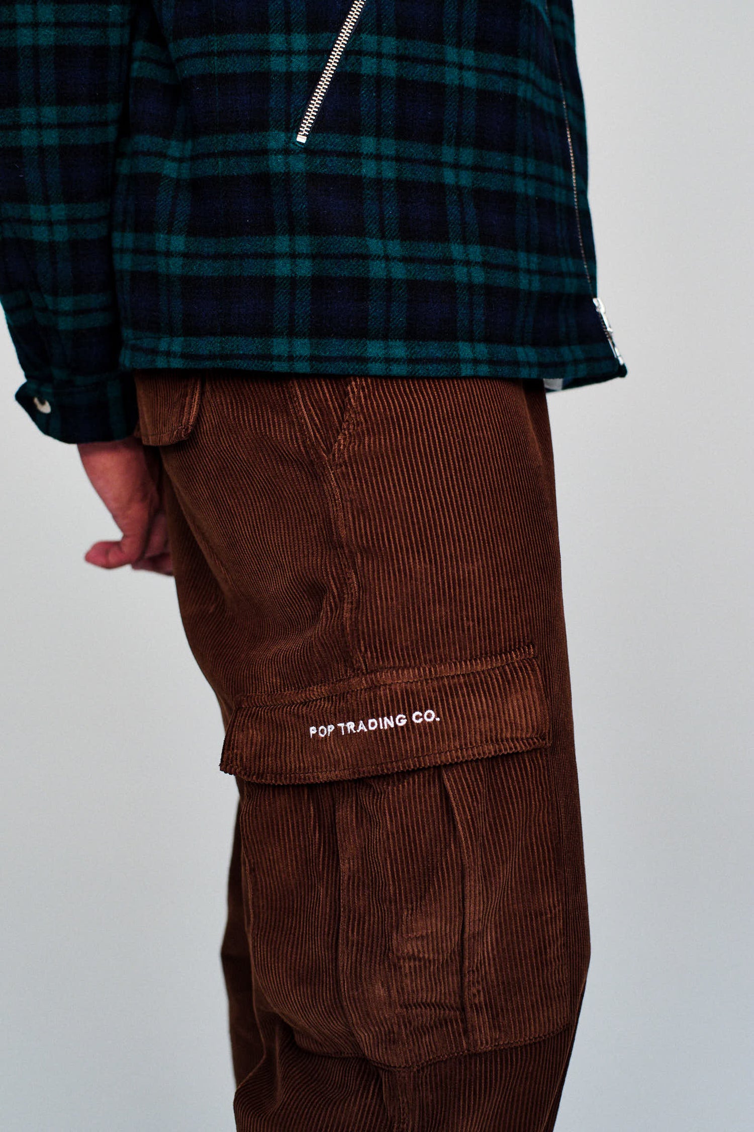 Pop Cargo Pants Brown Corduroy