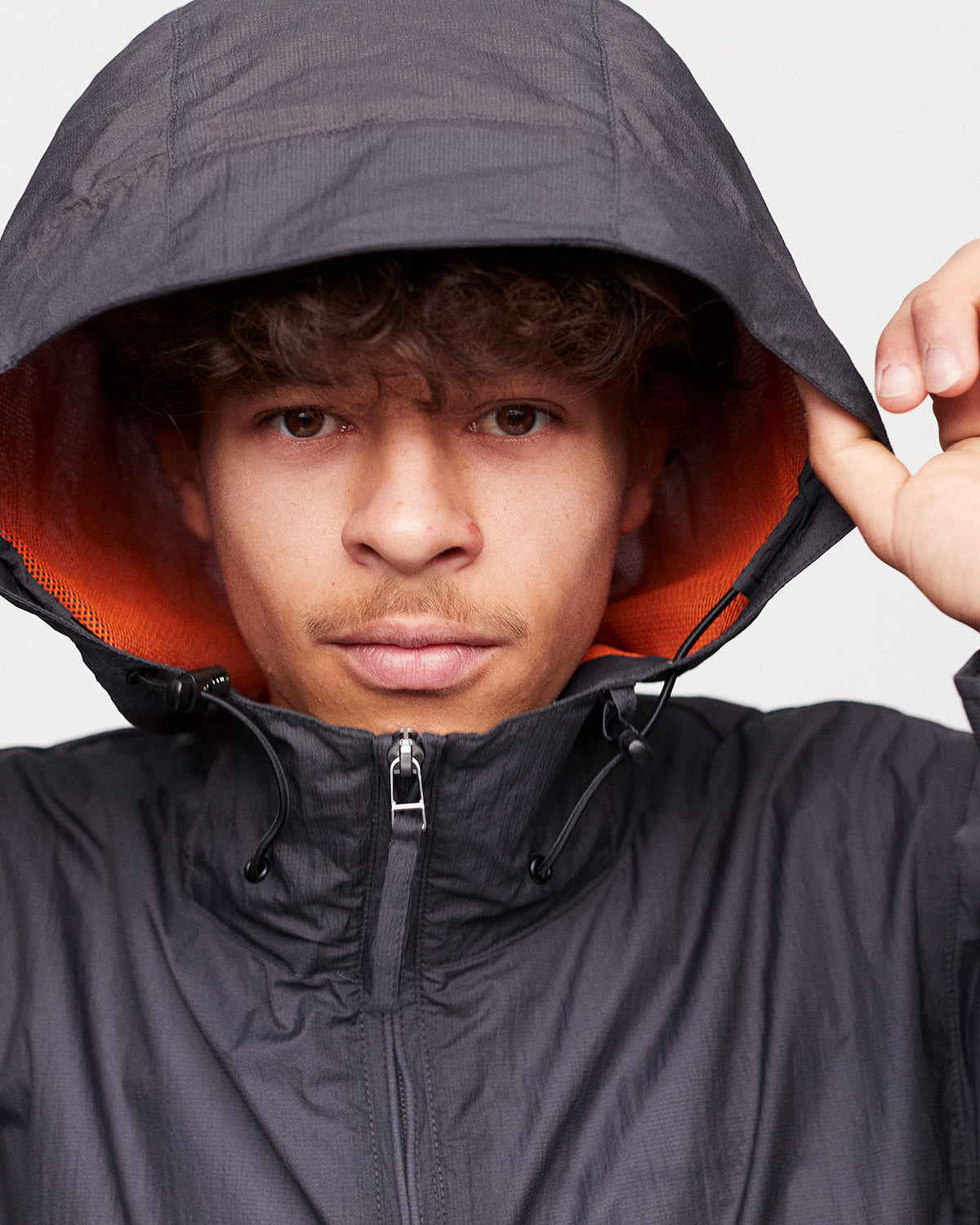 Pop Vondel Jacket Charcoal/Poinciana