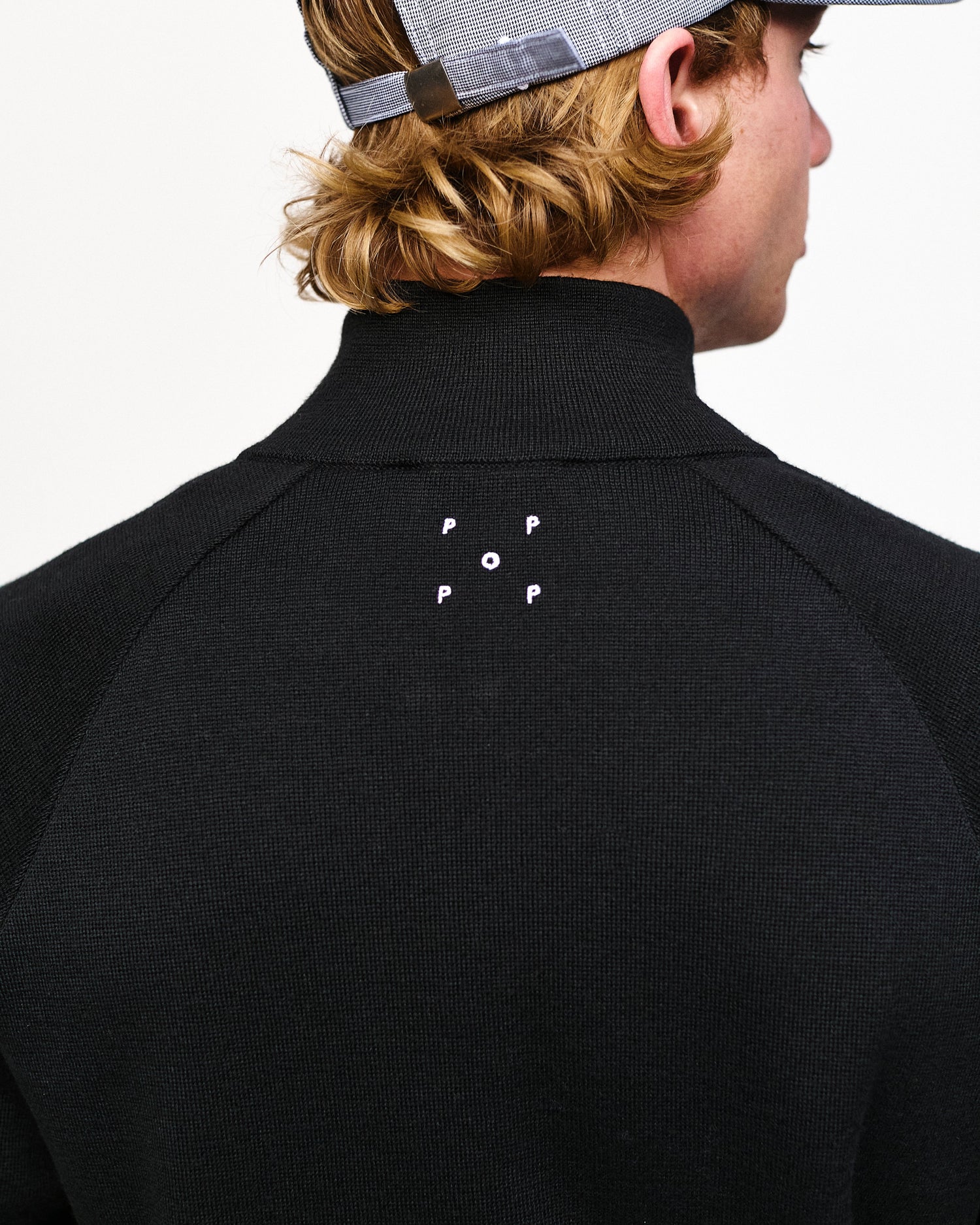 Pop Sportswear Company Halfzip Knit Black