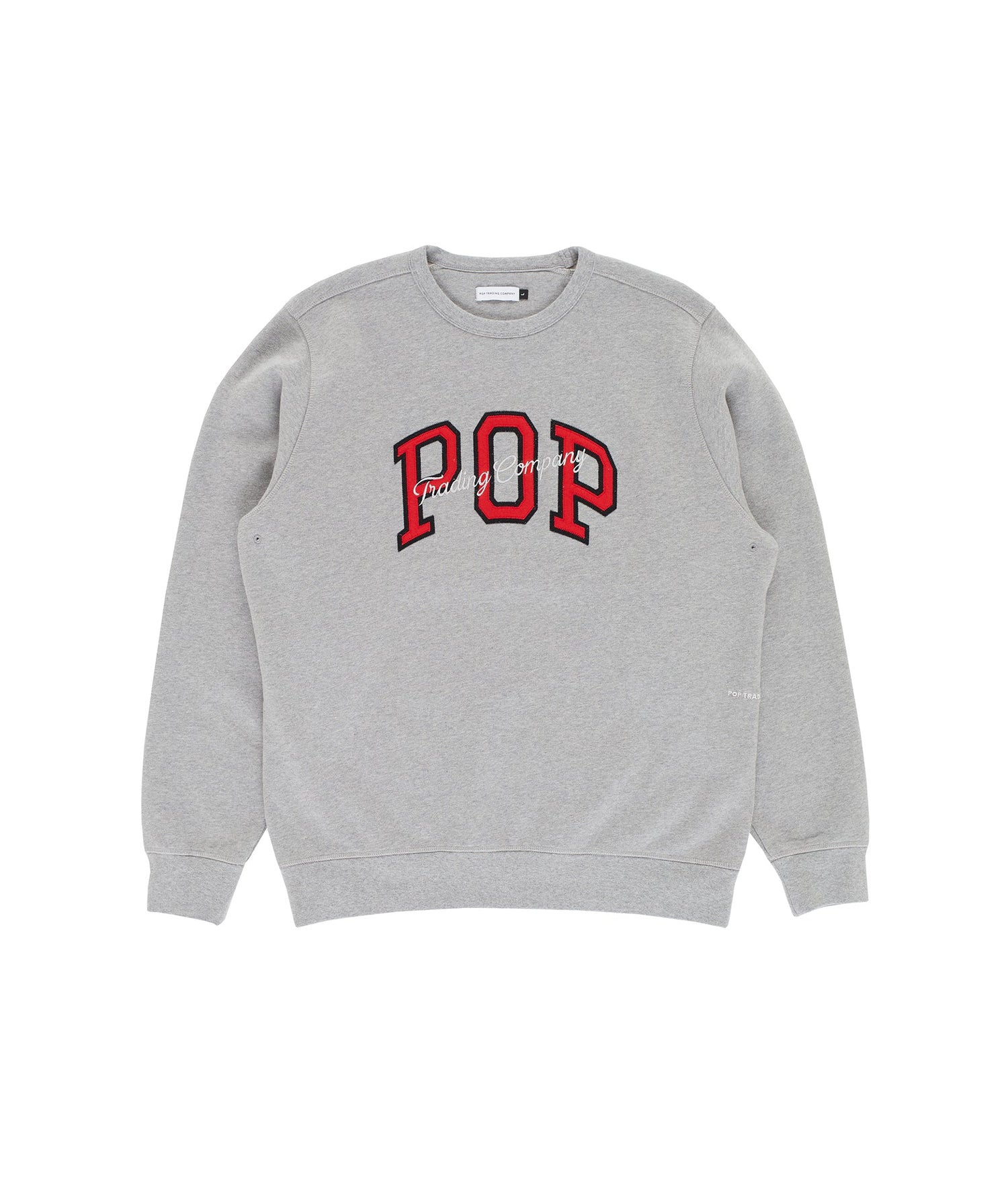 Pop Arch Crewneck Sweat Light Grey Heather