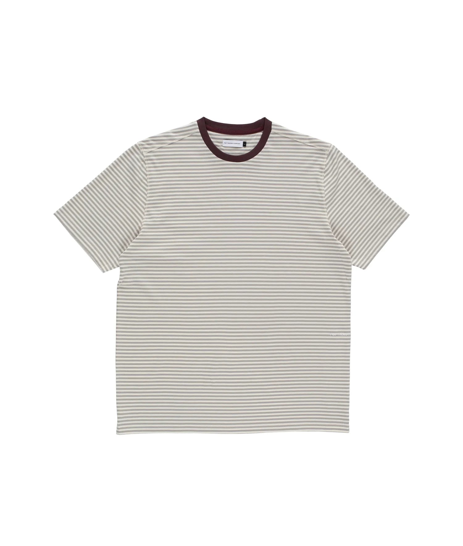 Pop Striped Logo T-Shirt Quarry