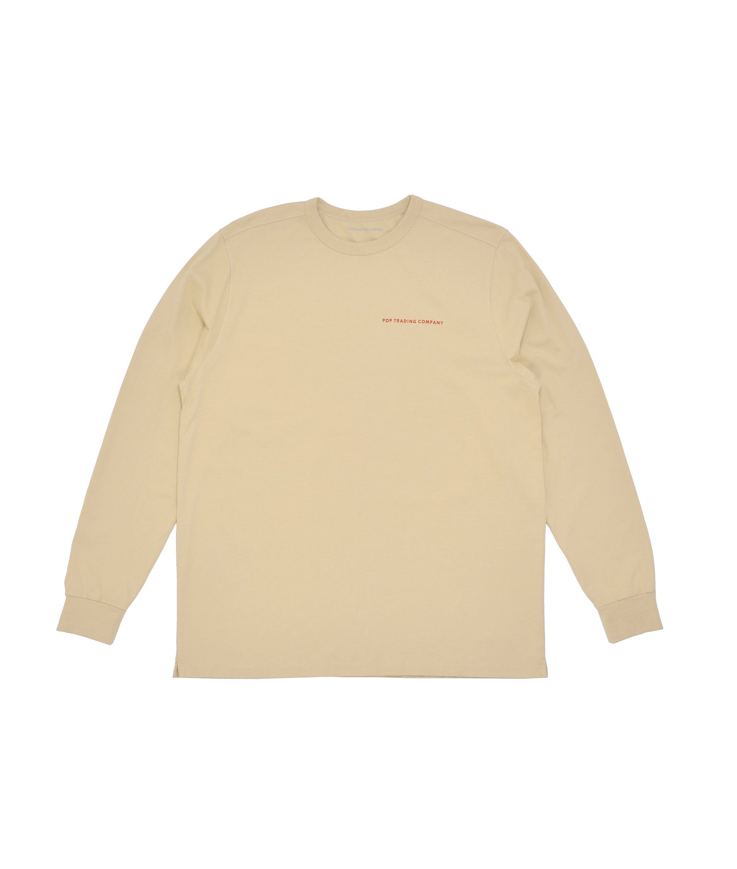 Pop Logo Longsleeve T-Shirt White Pepper/Rio Red