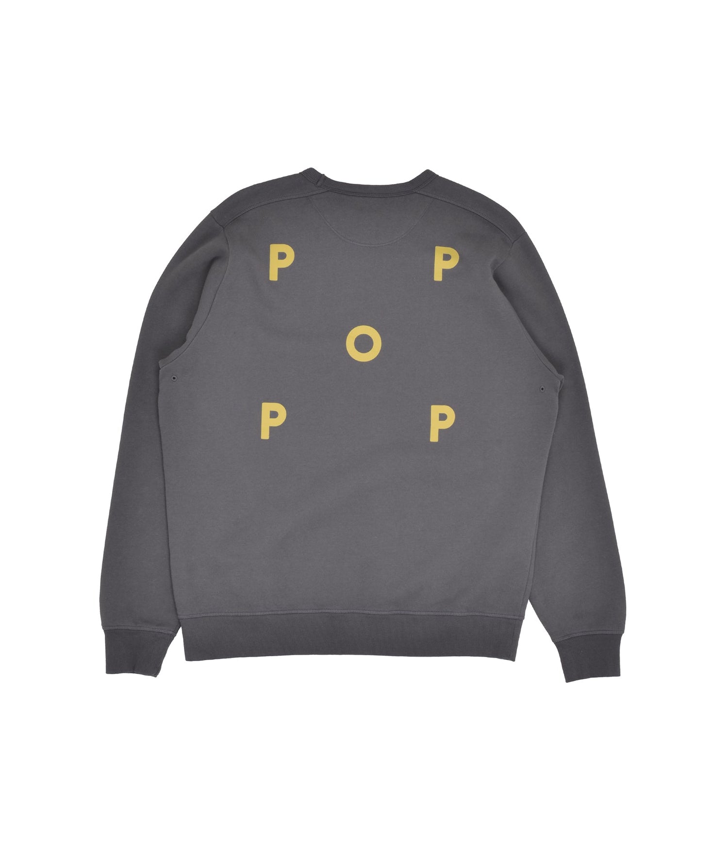 Pop Logo Crewneck Sweat Charcoal/Cress Green
