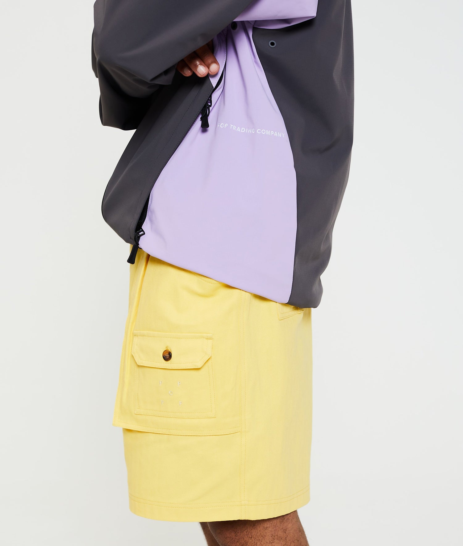 Pop Two Tone Training Jacket Charcoal
