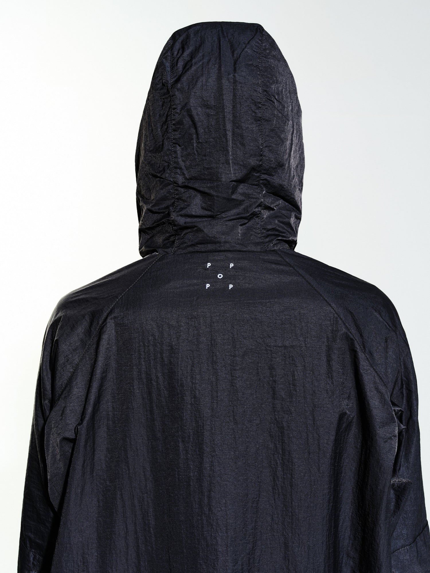 Pop Hooded O Jacket Charcoal