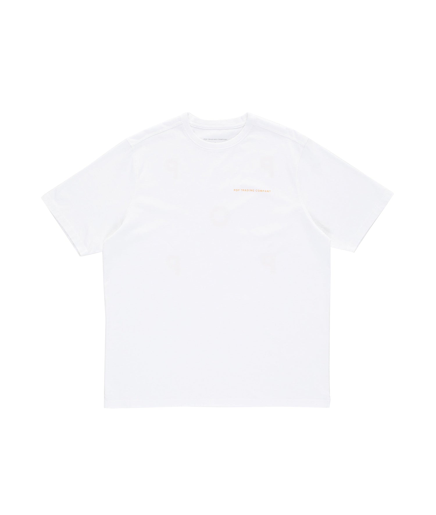 Pop Logo T-Shirt White/Island Poppy