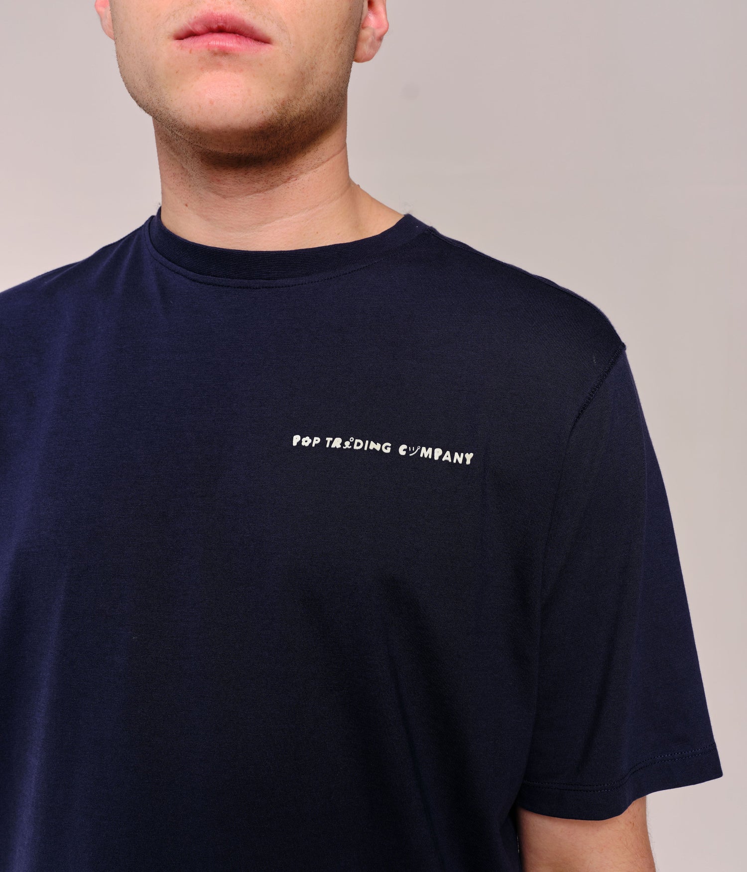 Pop Reni T-Shirt Navy/Glow In The Dark