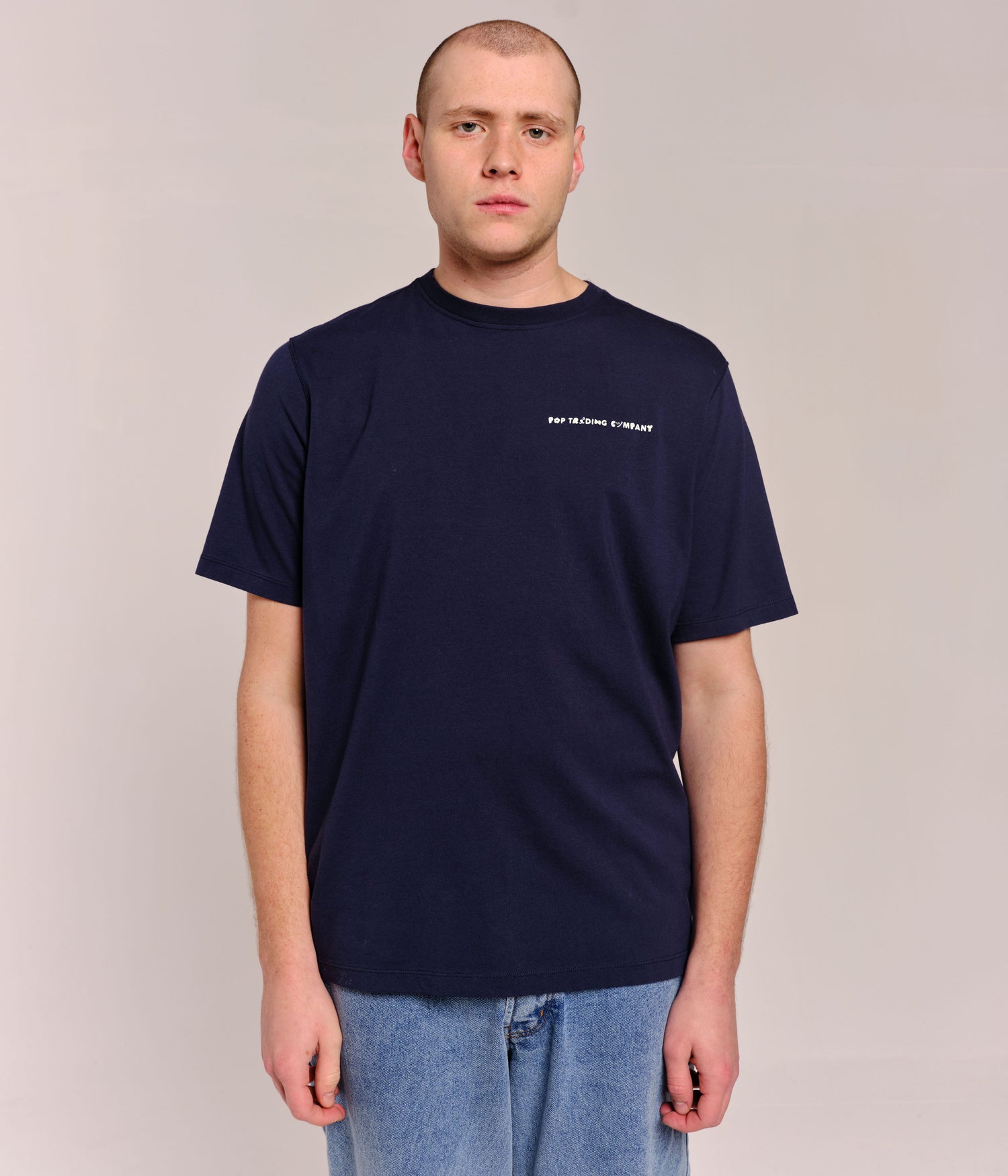 Pop Reni T-Shirt Navy/Glow In The Dark
