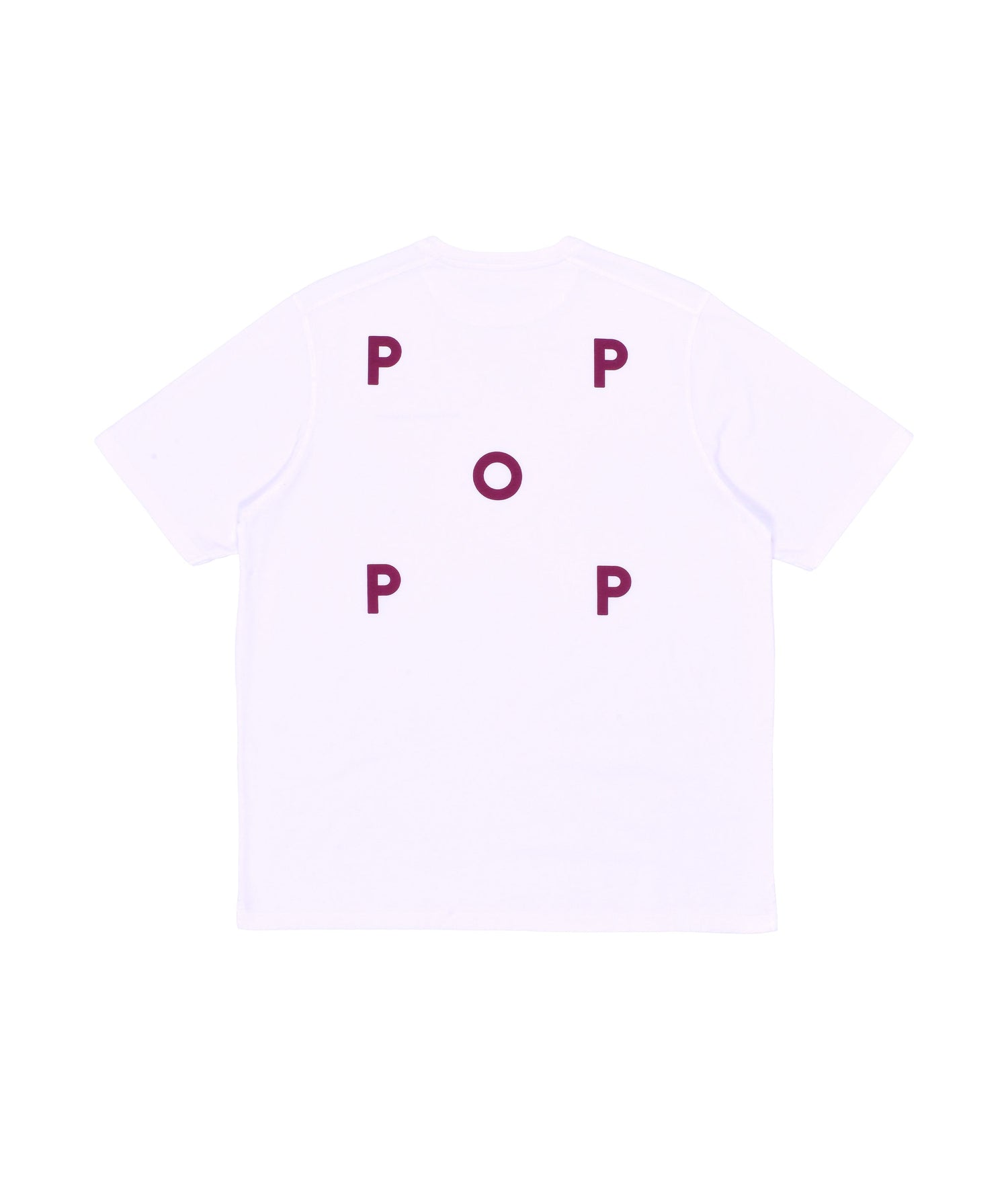 Pop Logo T-Shirt White/Raspberry