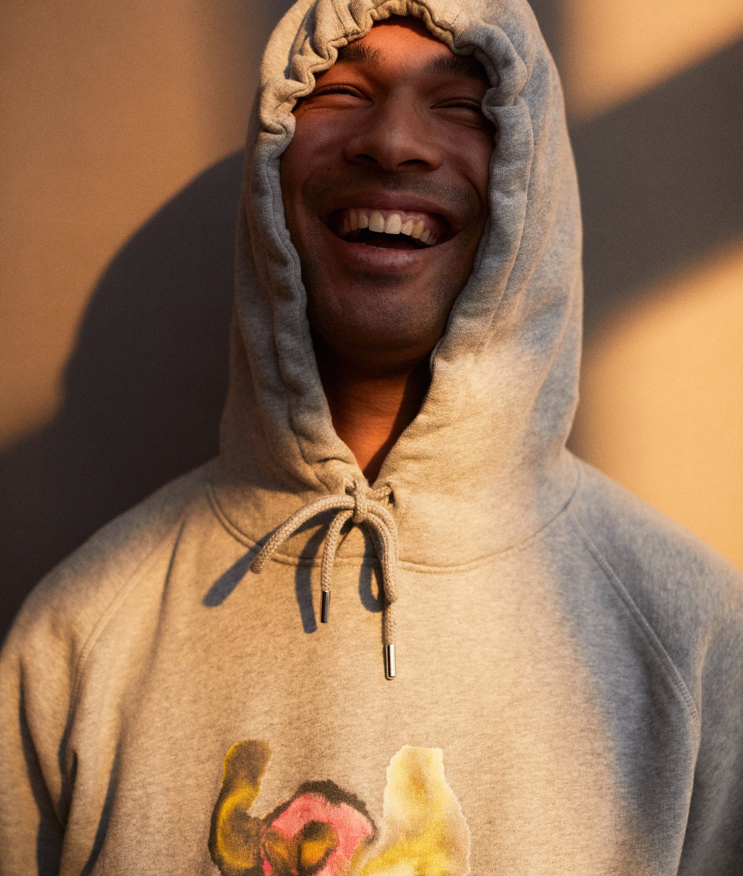 Pop Rop Hooded Sweat Grey