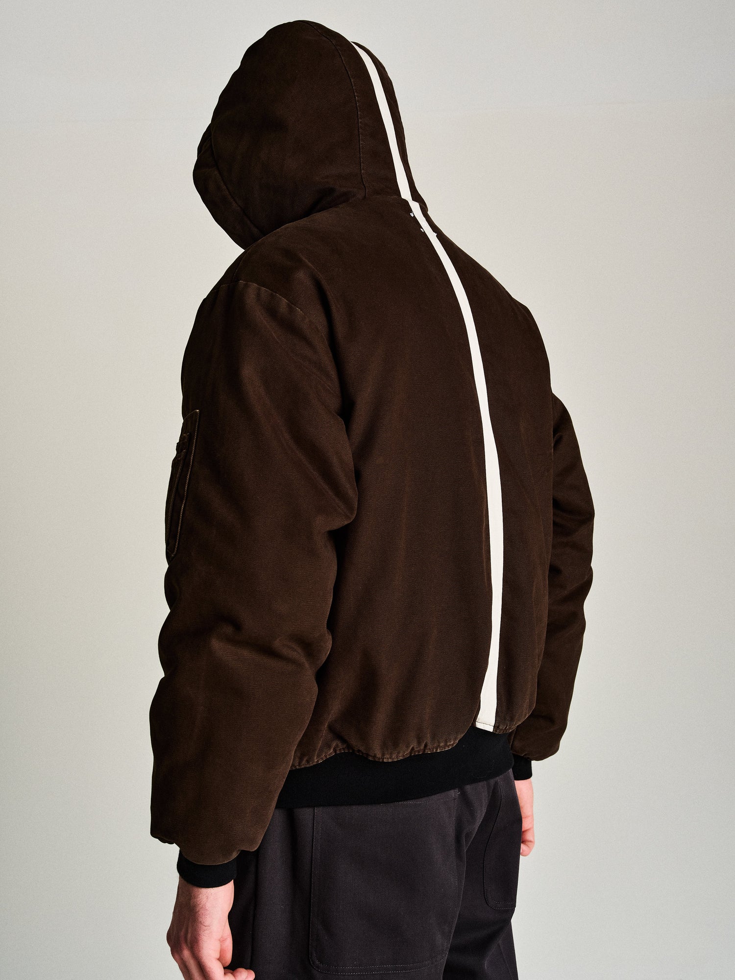 Pop Hooded Flight Jacket Delicioso