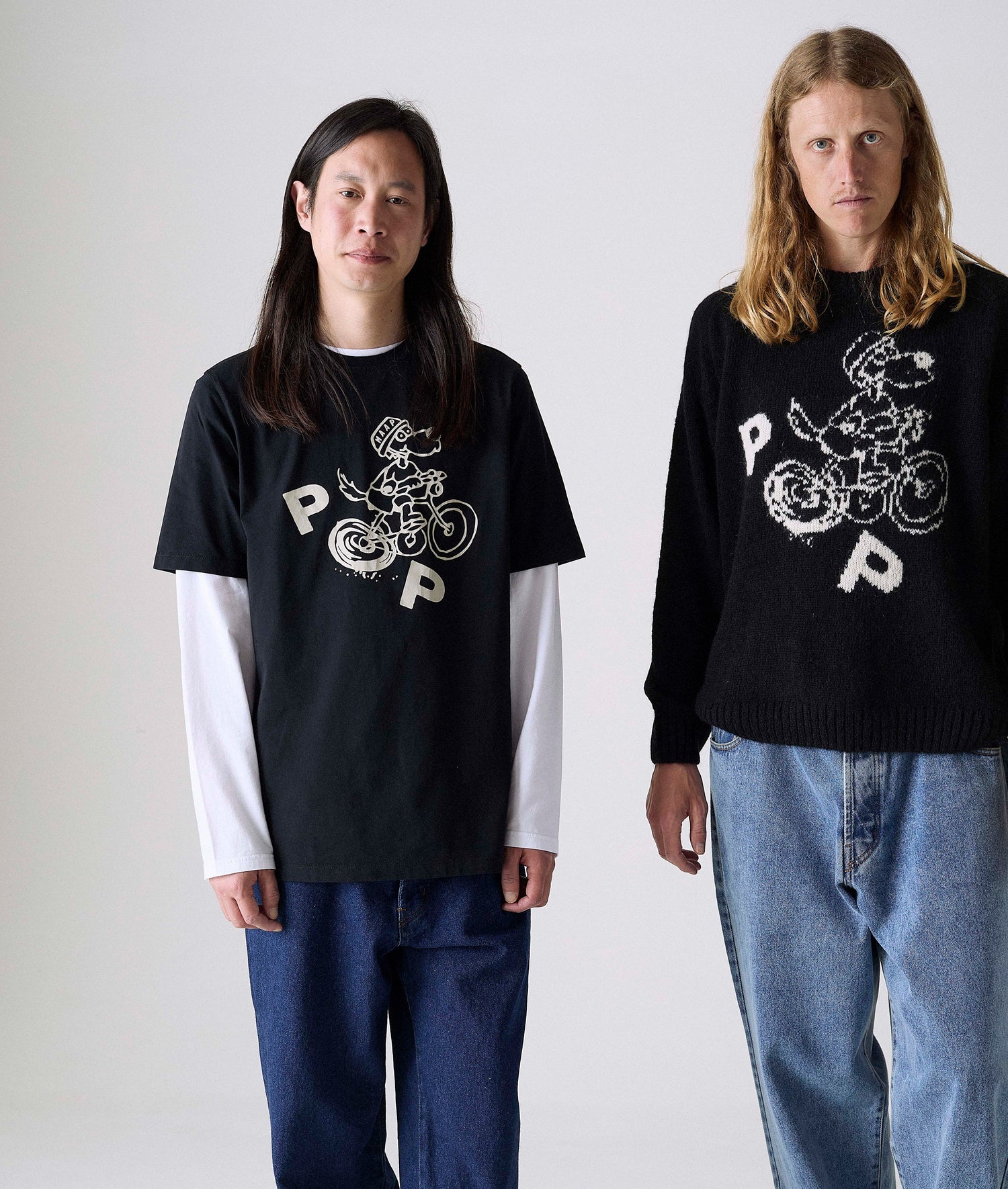 MAAP & Pop Graphic Mohair Knit Black