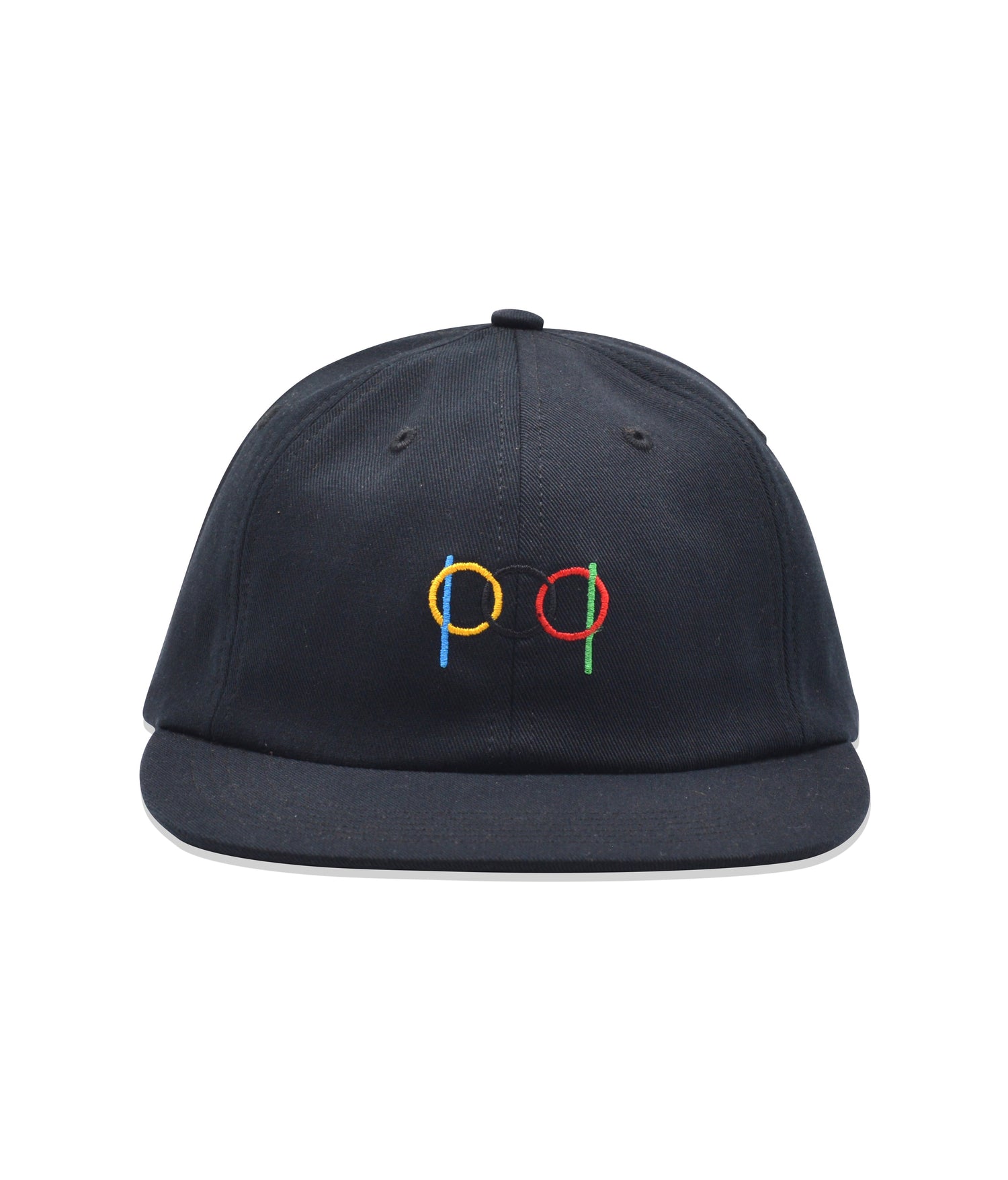 Pop Ringer 6 Panel Hat Black