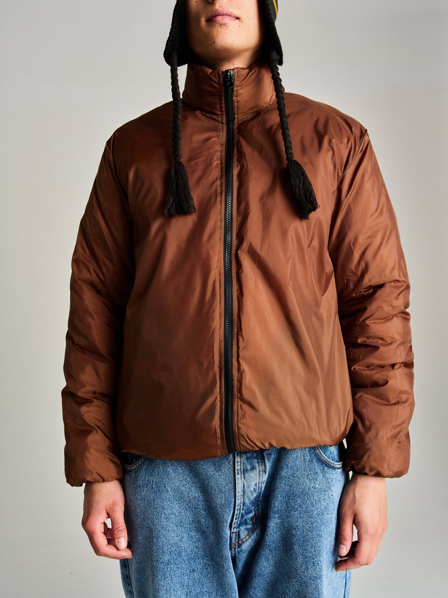 Pop Quilted Reversible Jacket Four Leaf Clover/Bison