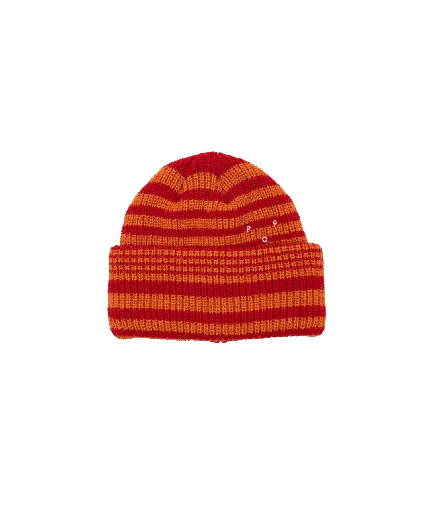 Pop Striped Beanie Haute Red/Island Poppy