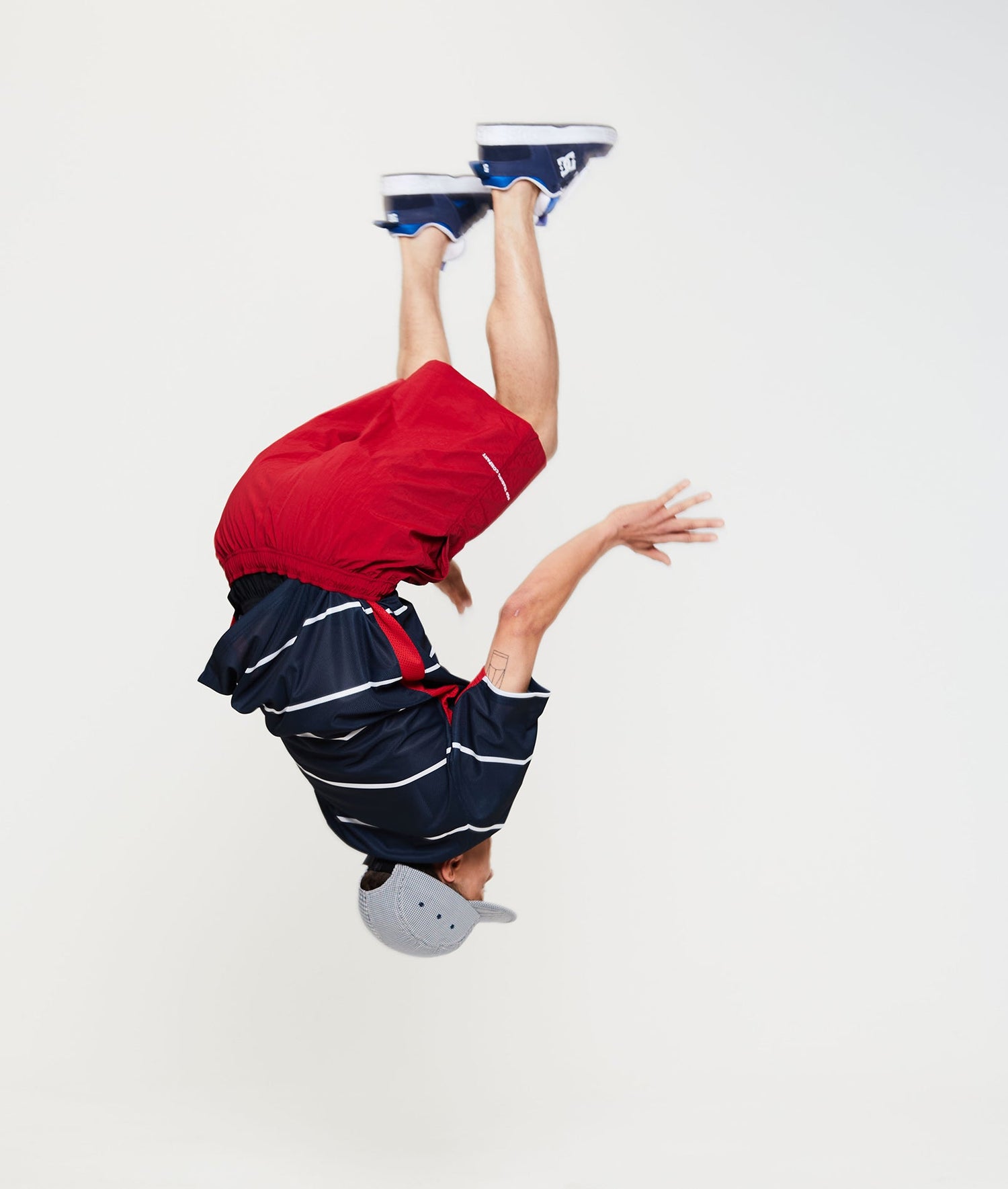 Pop Striped Sportif Shortsleeve T-Shirt Navy