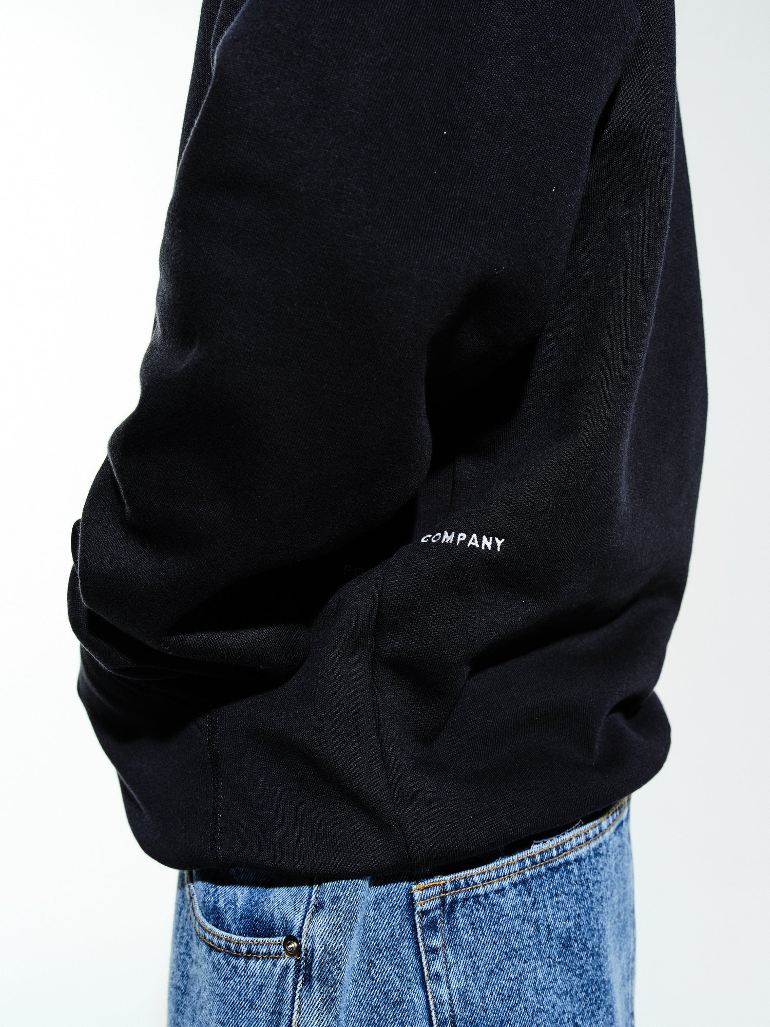 Pop Arch Hooded Sweat Black
