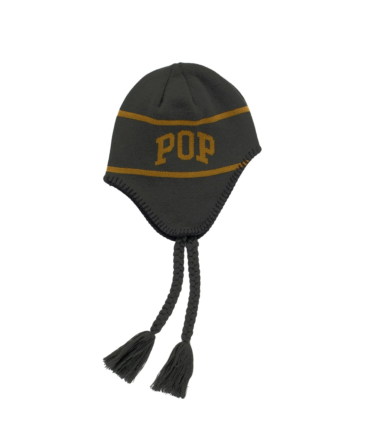 Pop Earflap Beanie Duffel Green/Olive