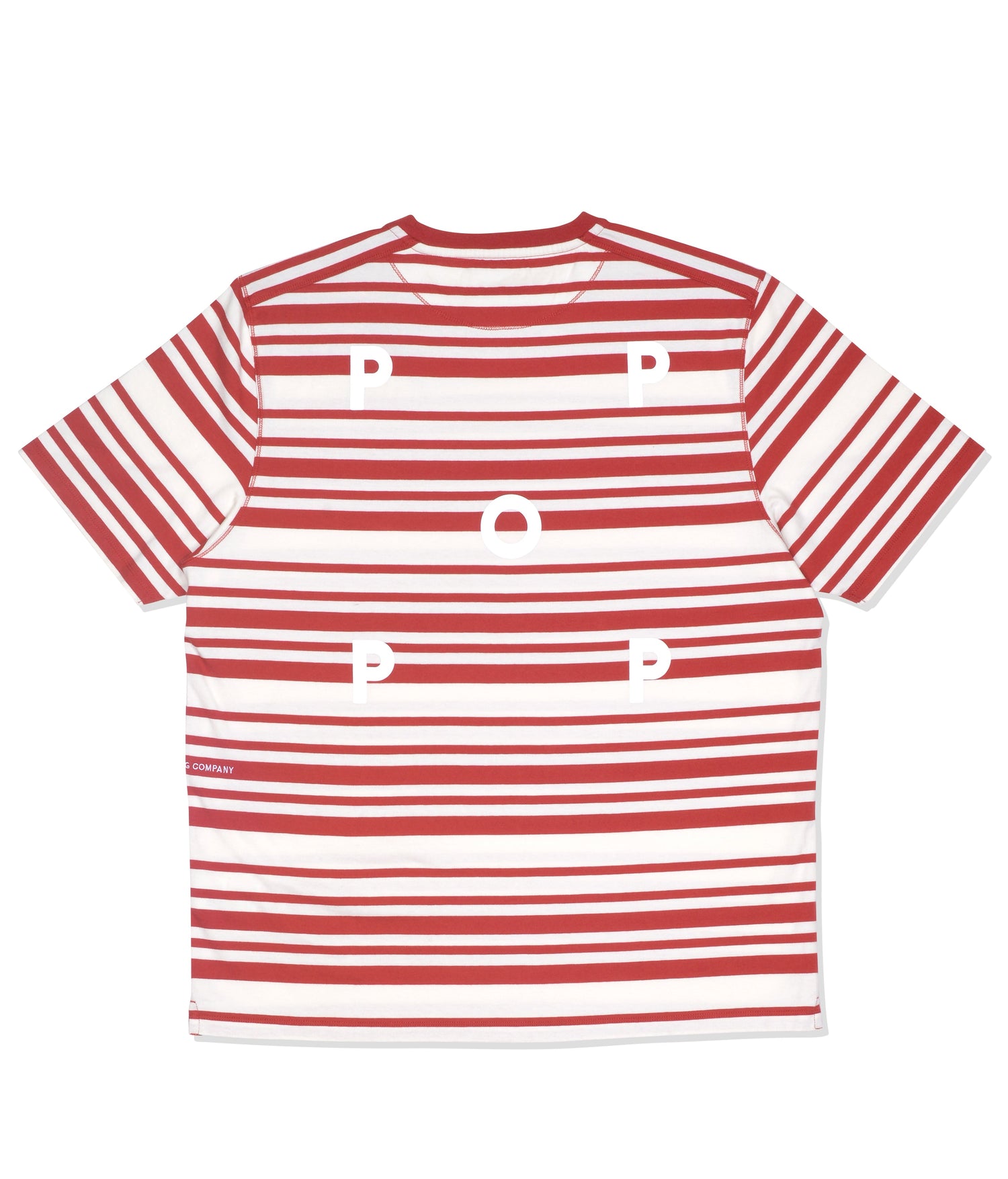 Pop Striped T-Shirt Pepper Red/Off White