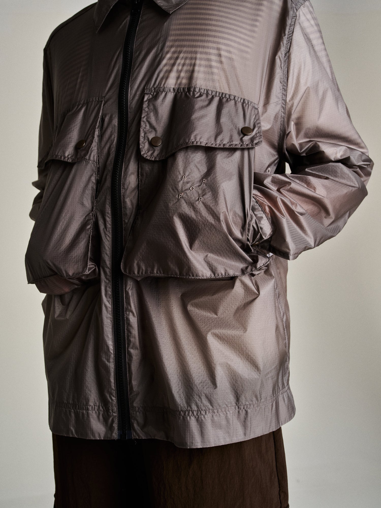Pop Boxer Overshirt Charcoal
